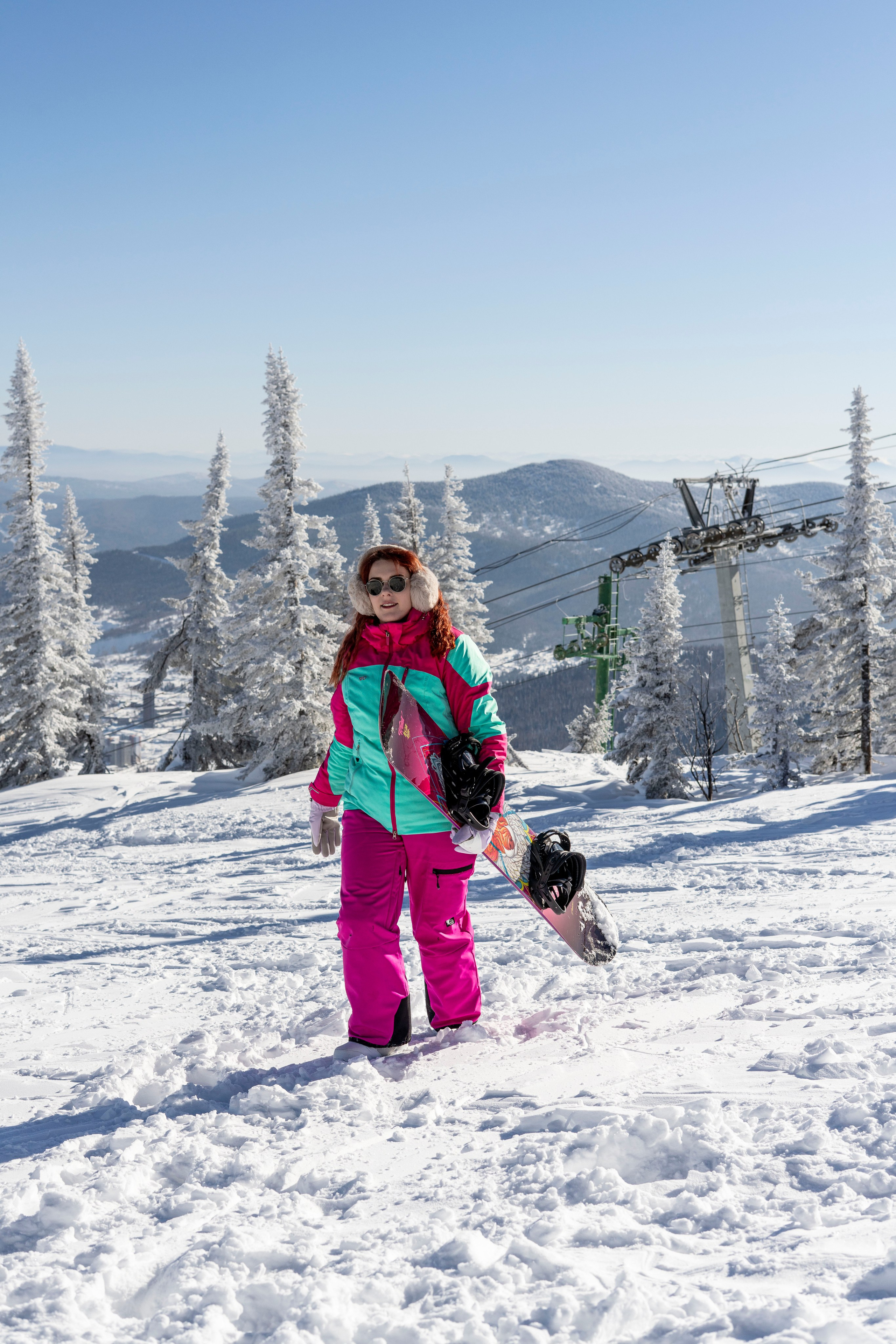 Фотосессия на вершине. Анастасия Паршукова — фотограф Шерегеш Новосибирск