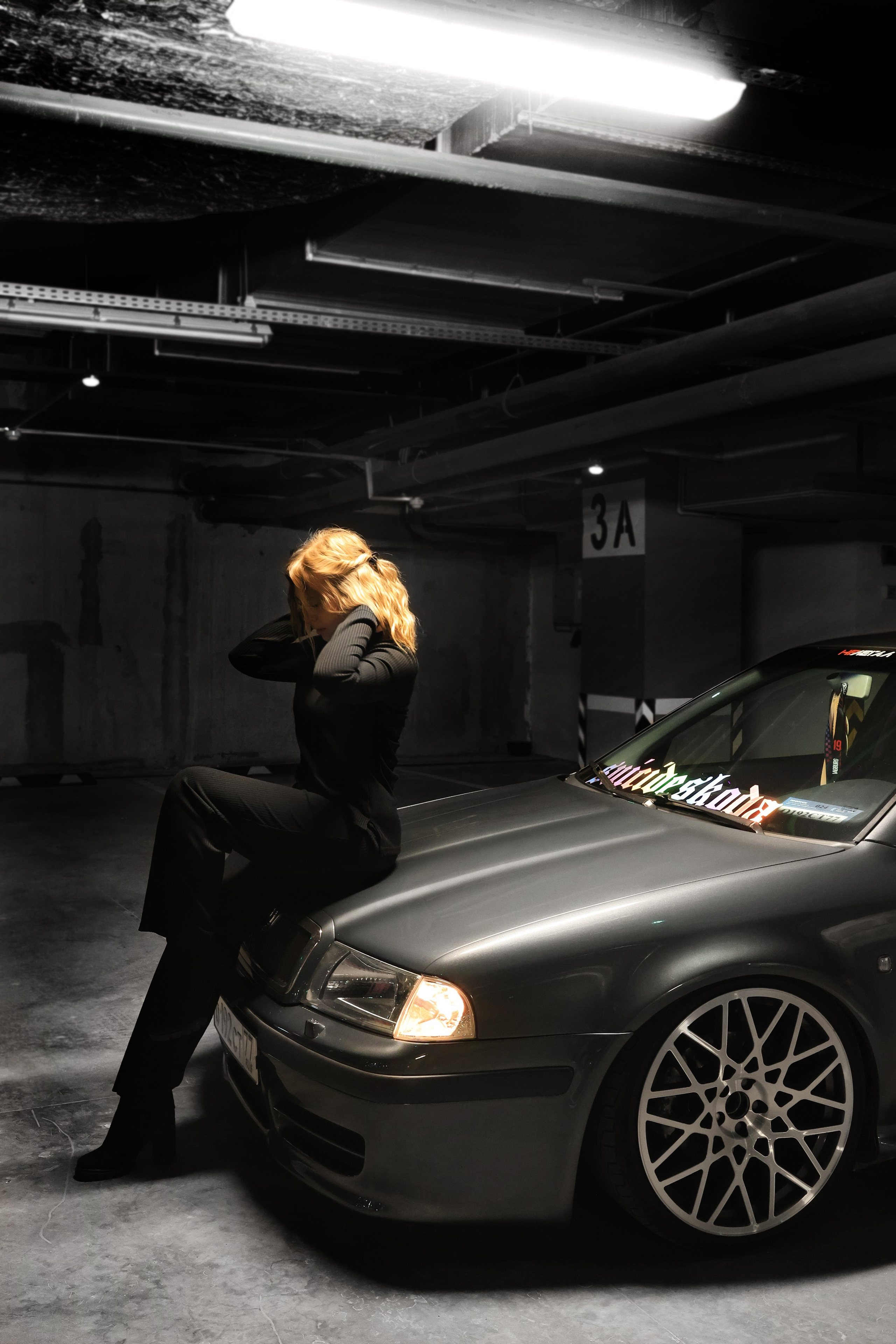 Yana & Skoda Octavia. Фотограф Анна Гаврилова