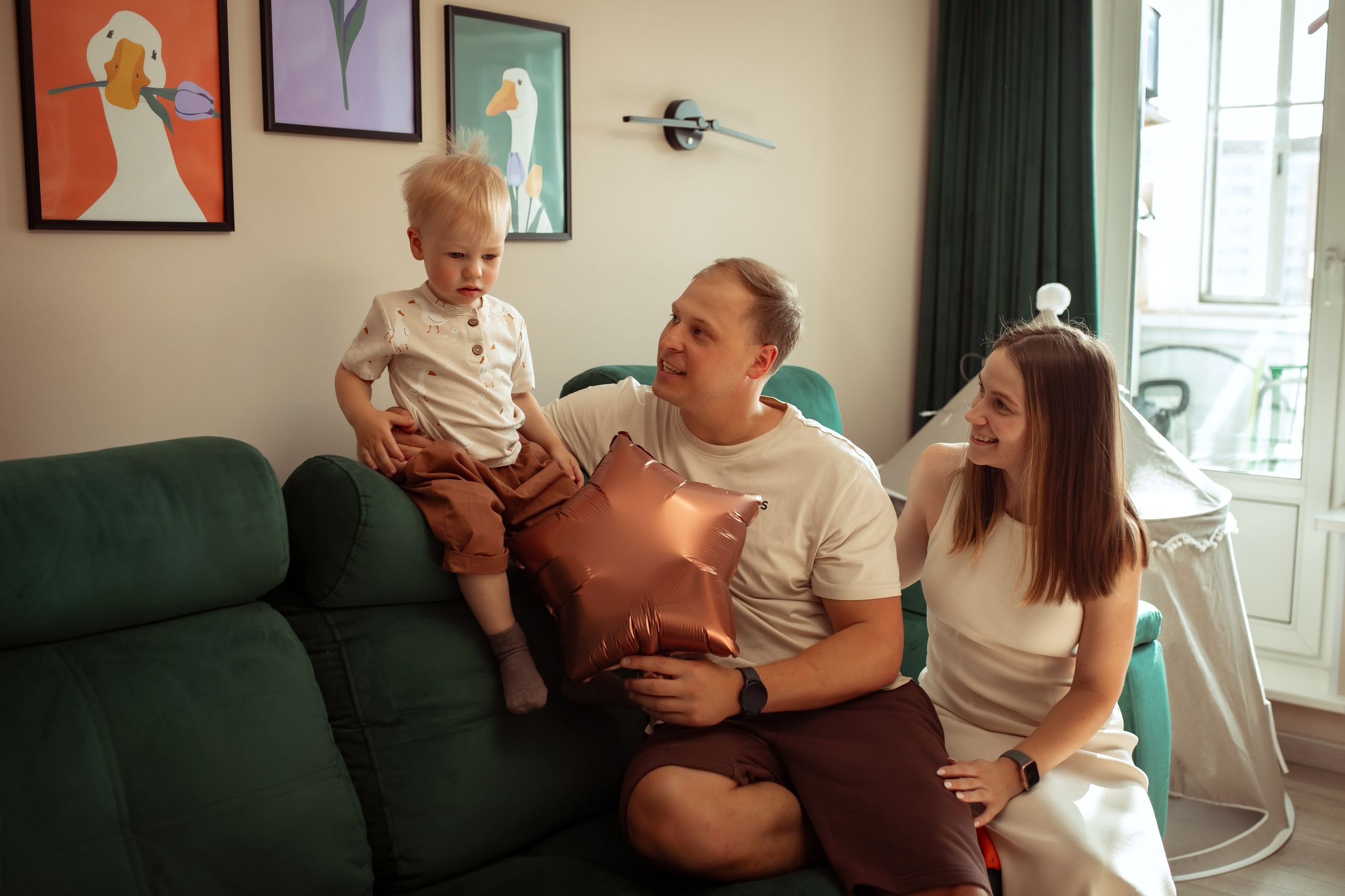 День рождение Арсения+домашняя съемка. Семейный и детский фотограф в Москве Дорогова Екатерина