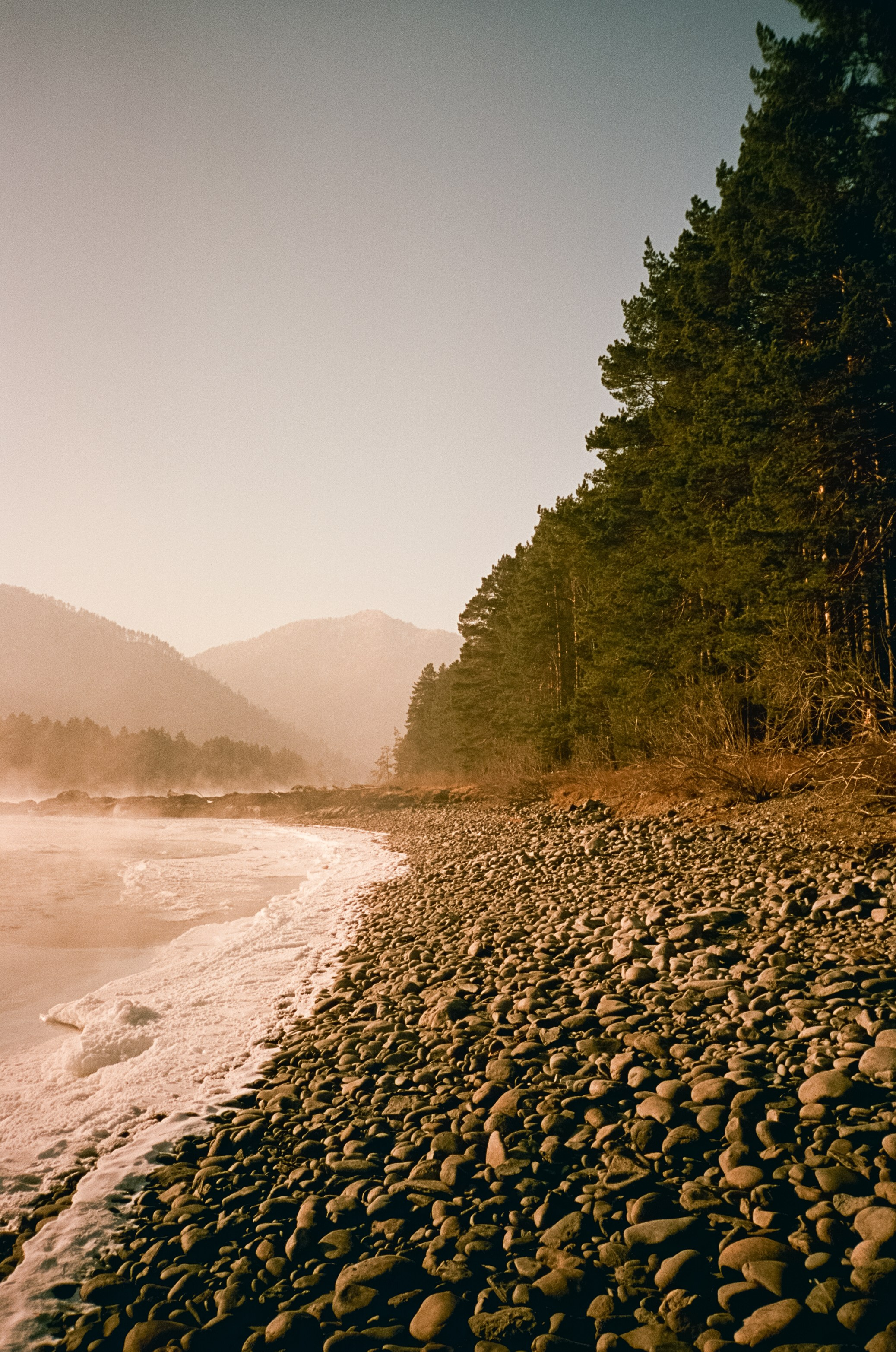 Острова на Катуни и торосы в сильный мороз. Базы Берель и Турсиб. Фотограф-документалист Мария Осокина
