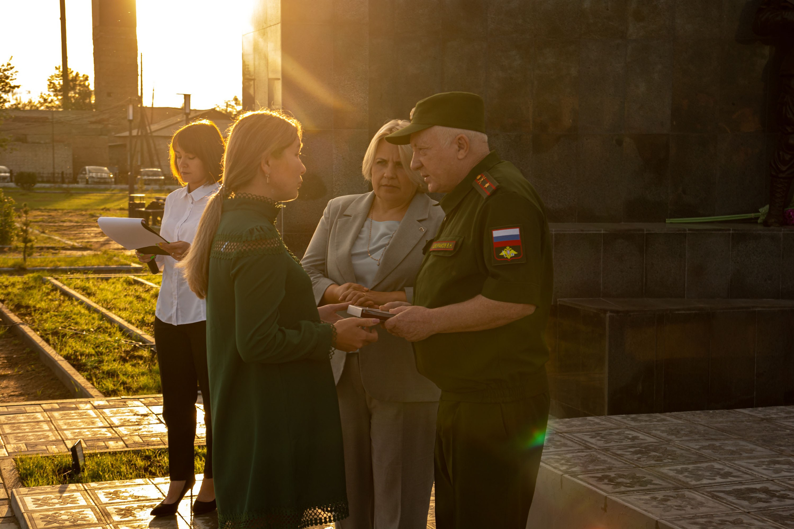 Открытие мемориального комплекса. Фотограф широкого профиля Чита-Цасучей