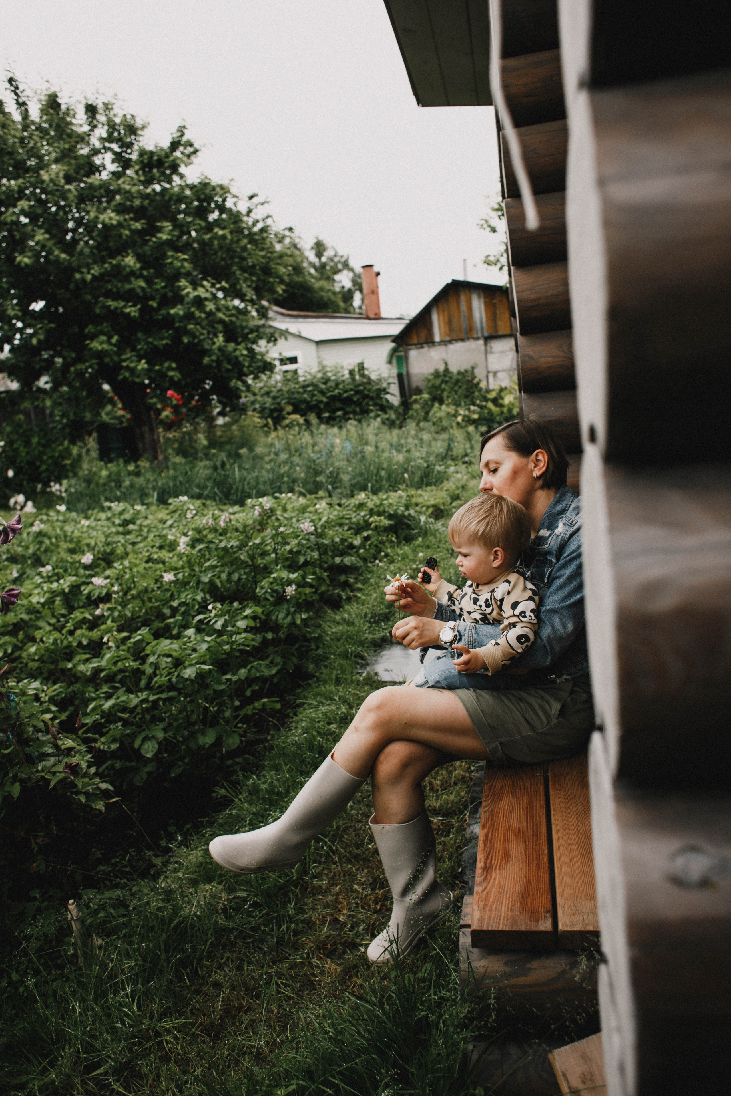 Сева у бабушки. Фотограф в Нижнем Новгороде