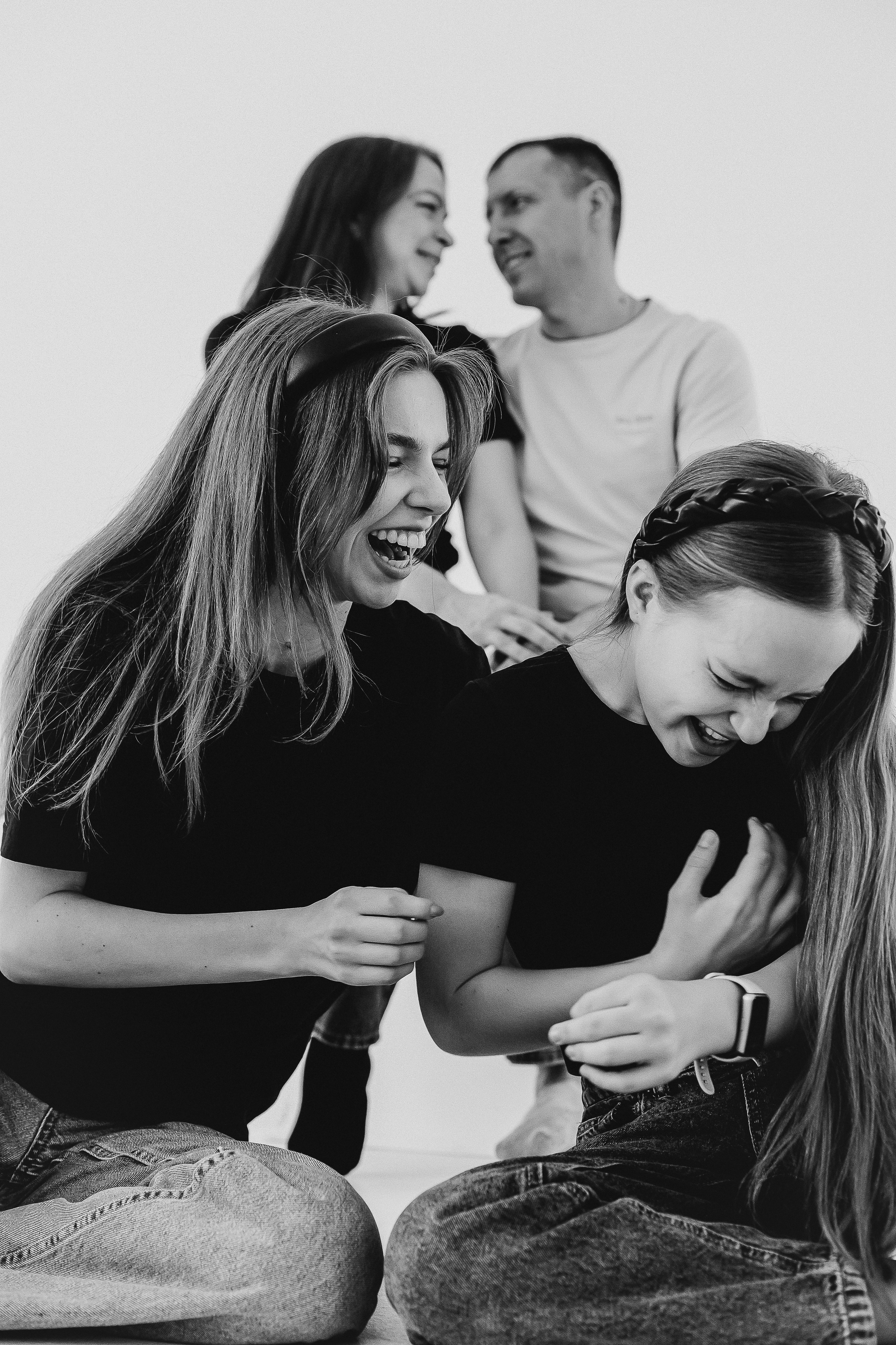 Семейная фотосессия в фотостудии. Семейный фотограф в Томске Максимова Екатерина