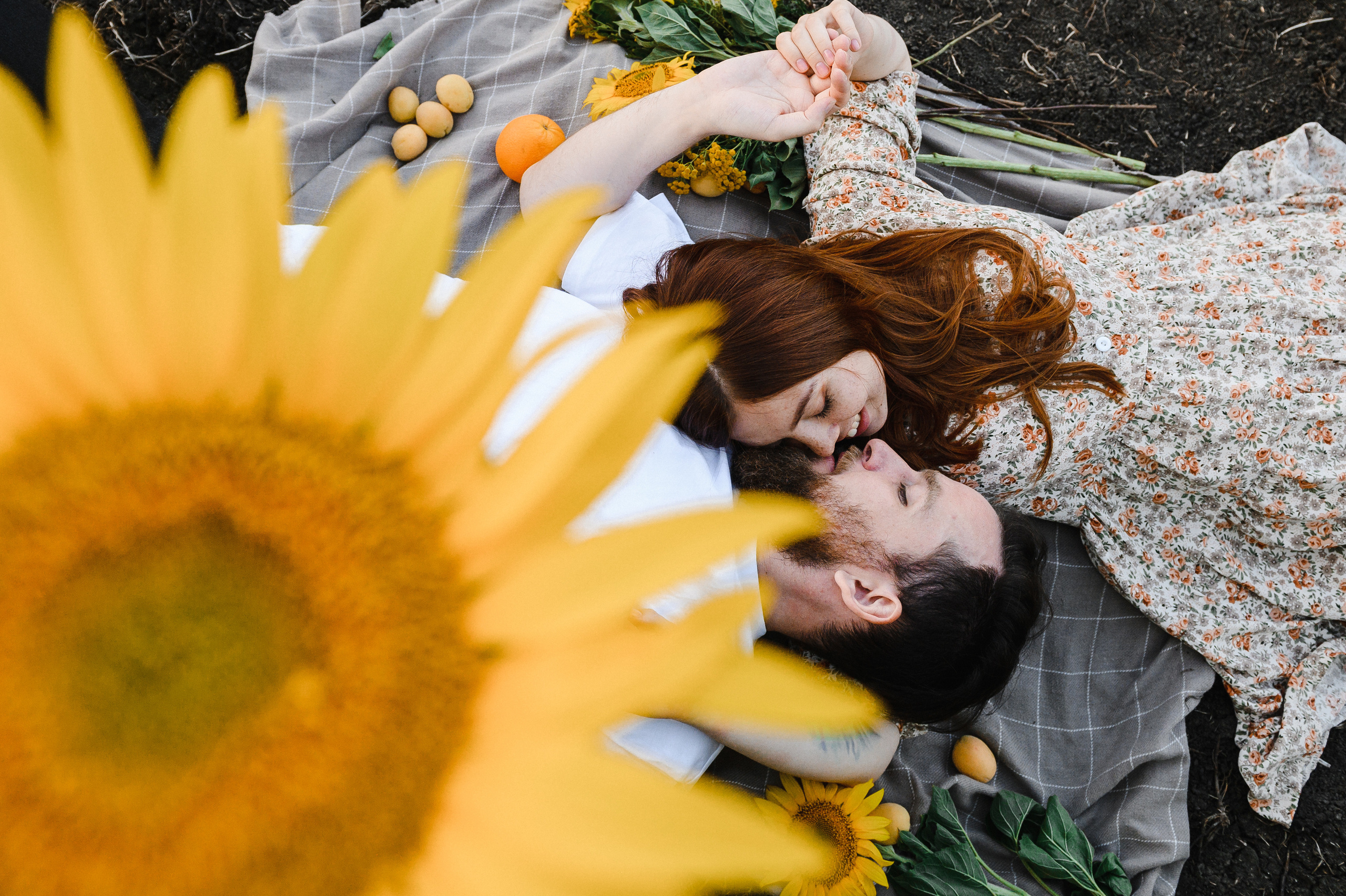 На закате в Подсолнухах. Свадебный и семейный фотограф в Ставрополе Роман Иванов