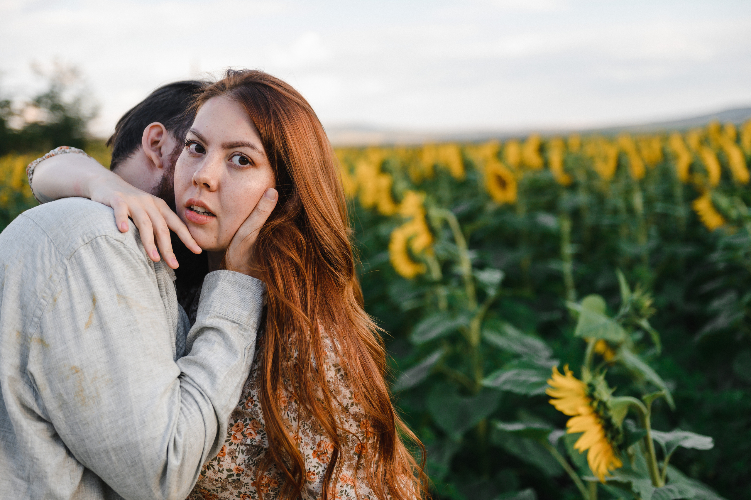 На закате в Подсолнухах. Свадебный и семейный фотограф в Ставрополе Роман Иванов