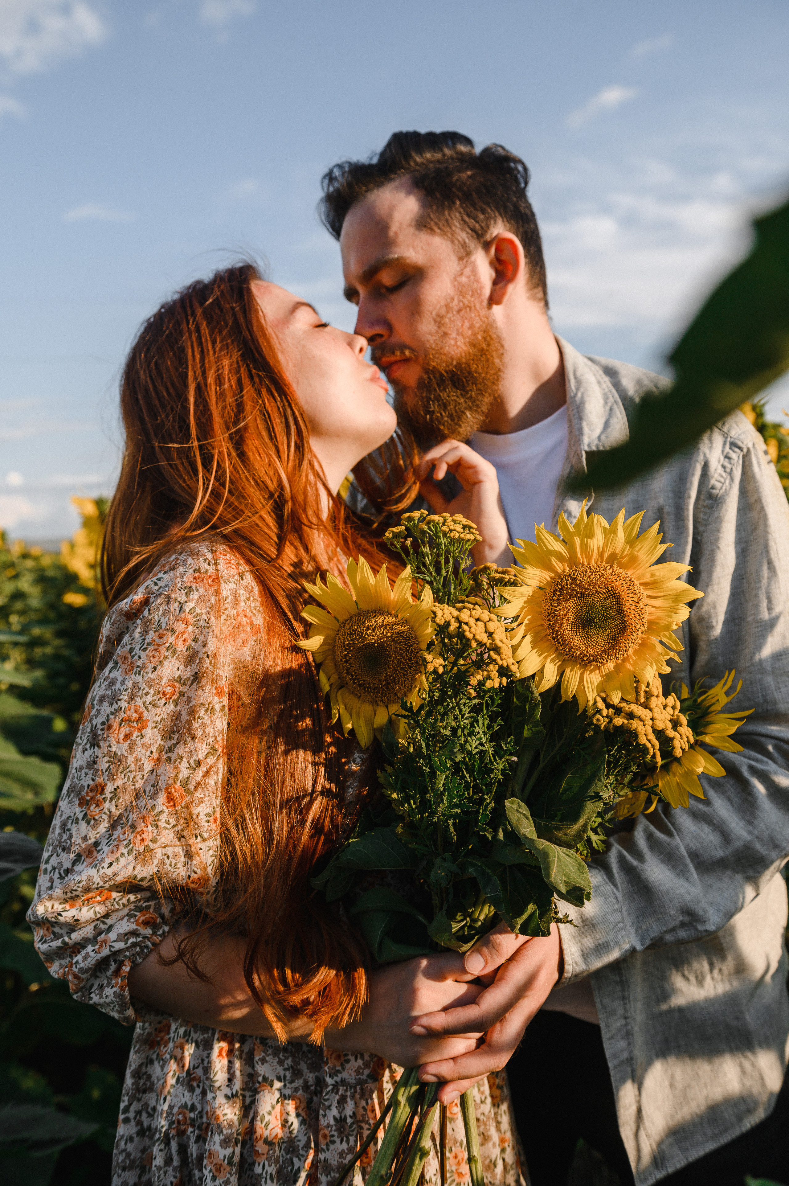 На закате в Подсолнухах. Свадебный и семейный фотограф в Ставрополе Роман Иванов