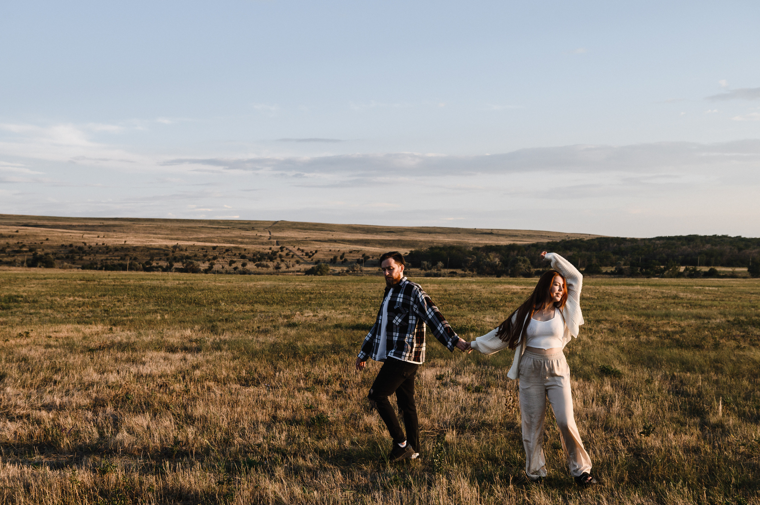 На закате в Подсолнухах. Свадебный и семейный фотограф в Ставрополе Роман Иванов