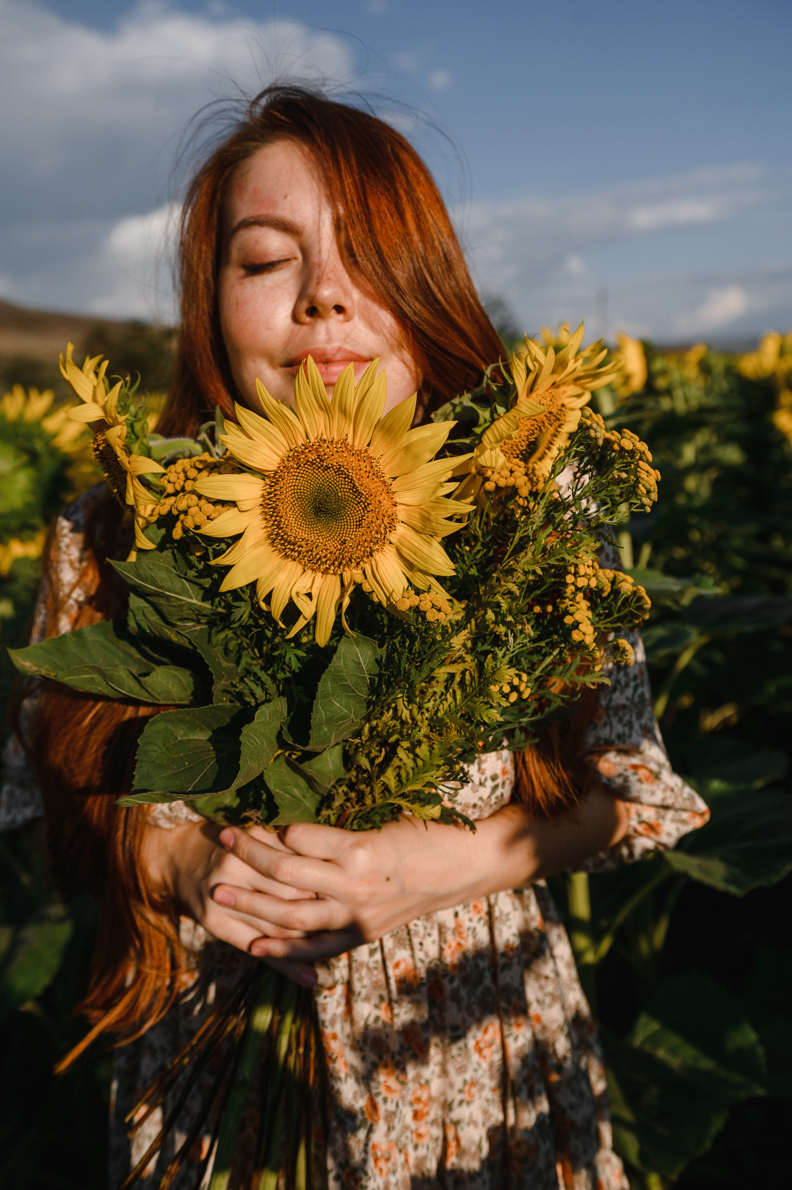 На закате в Подсолнухах. Свадебный и семейный фотограф в Ставрополе Роман Иванов