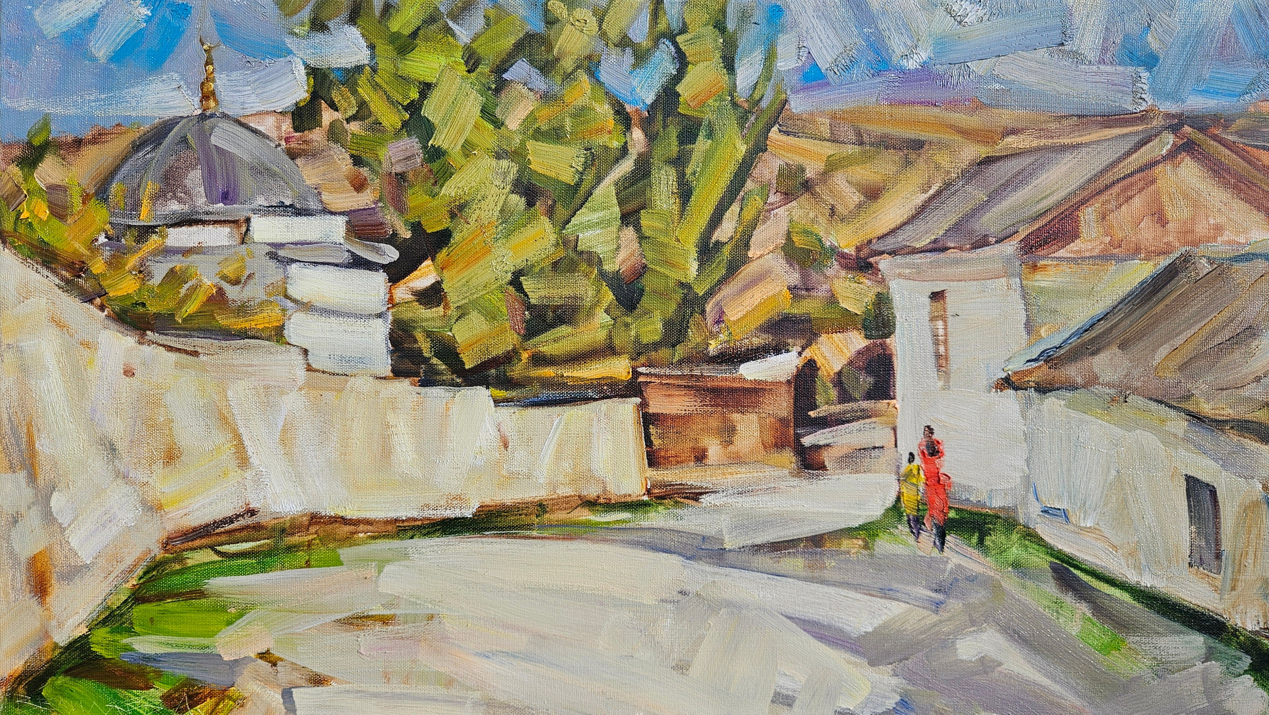 "Улочка в Бахчисарае". 2025. Холст, масло. 40х70. Цена: 20000₽