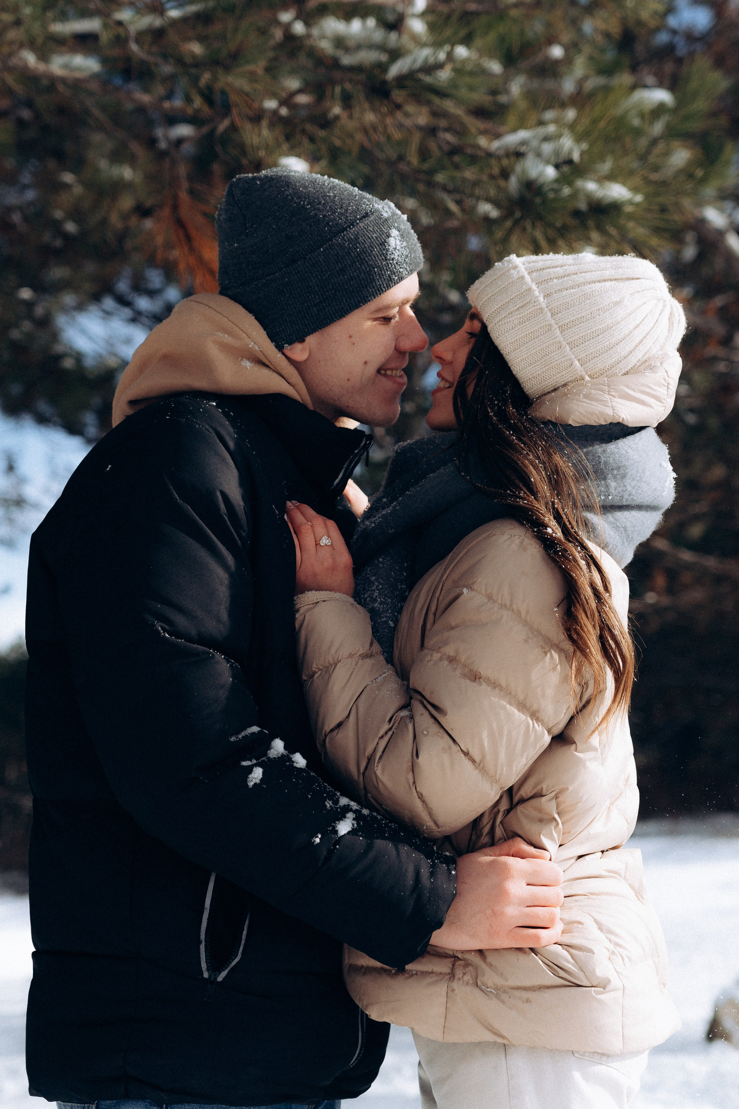 Саша и Даня | Снежный денек. Портретный свадебный фотограф Крым | Евгения Щитенко