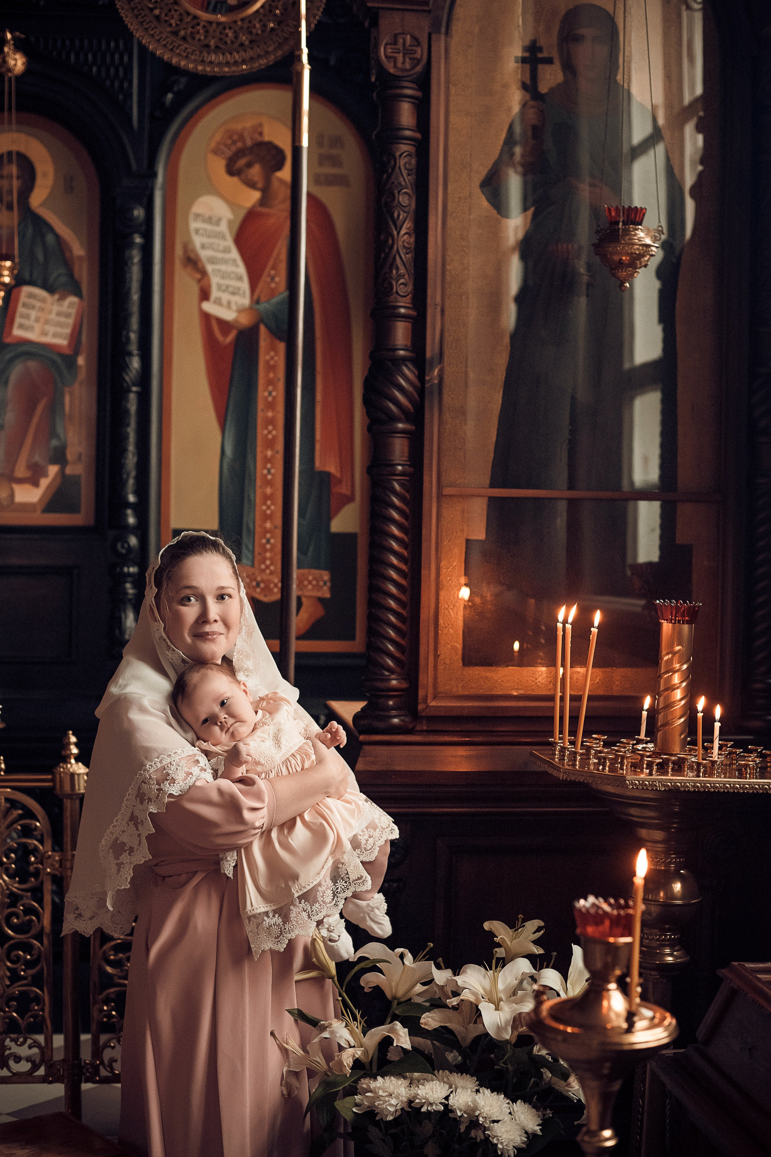 Крещение Елизаветы. Свадебный, семейный и детский фотограф в Москве и области