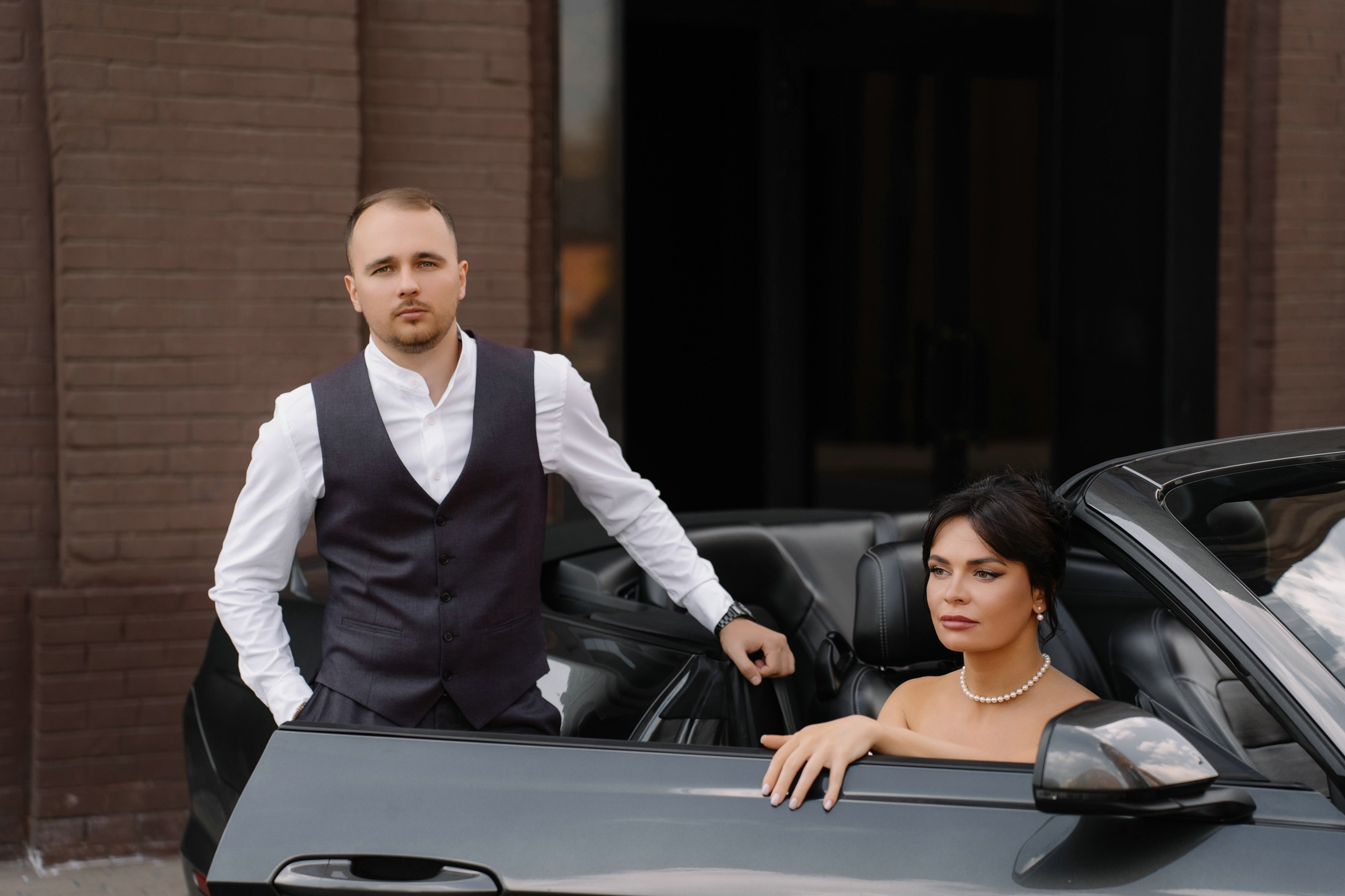 Свадебная фотосессия с кабриолетом. Свадебный и семейный фотограф в Москве Светлана Зоткина