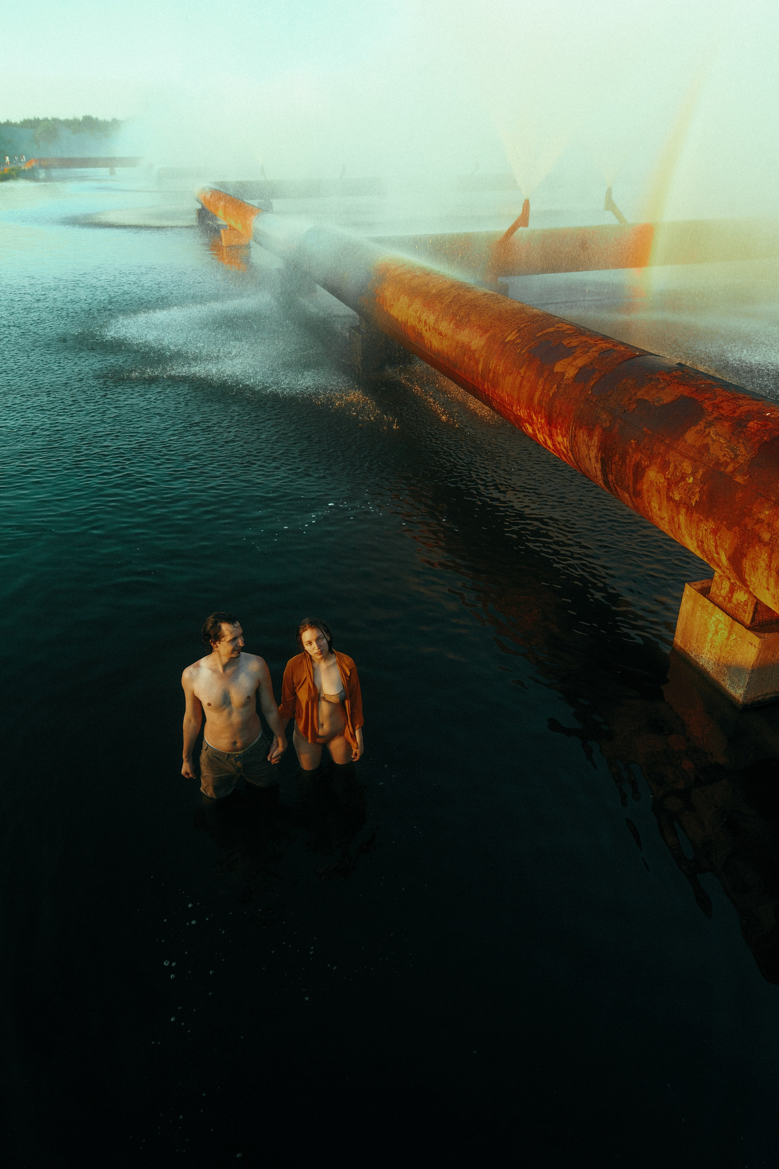 Красивая Love story в воде