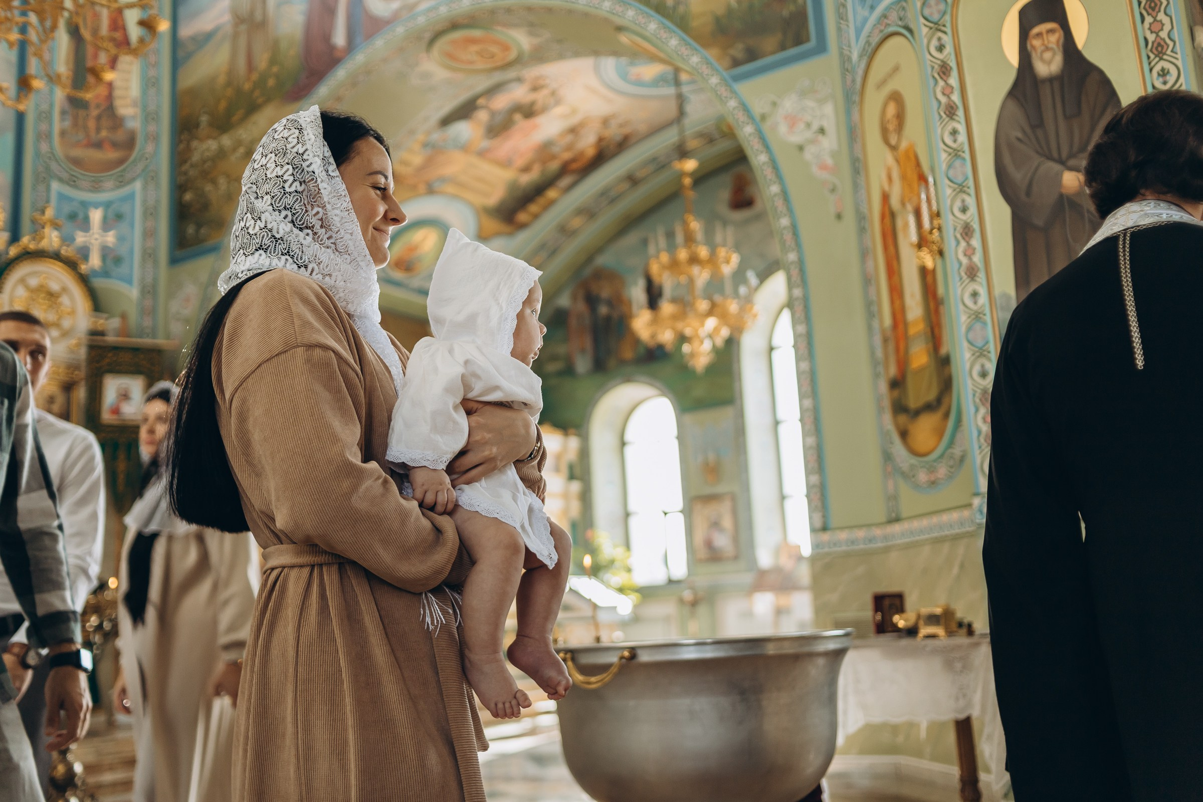 Крещение Матвея. Семейный фотограф в Волгодонске Краченцева Анна