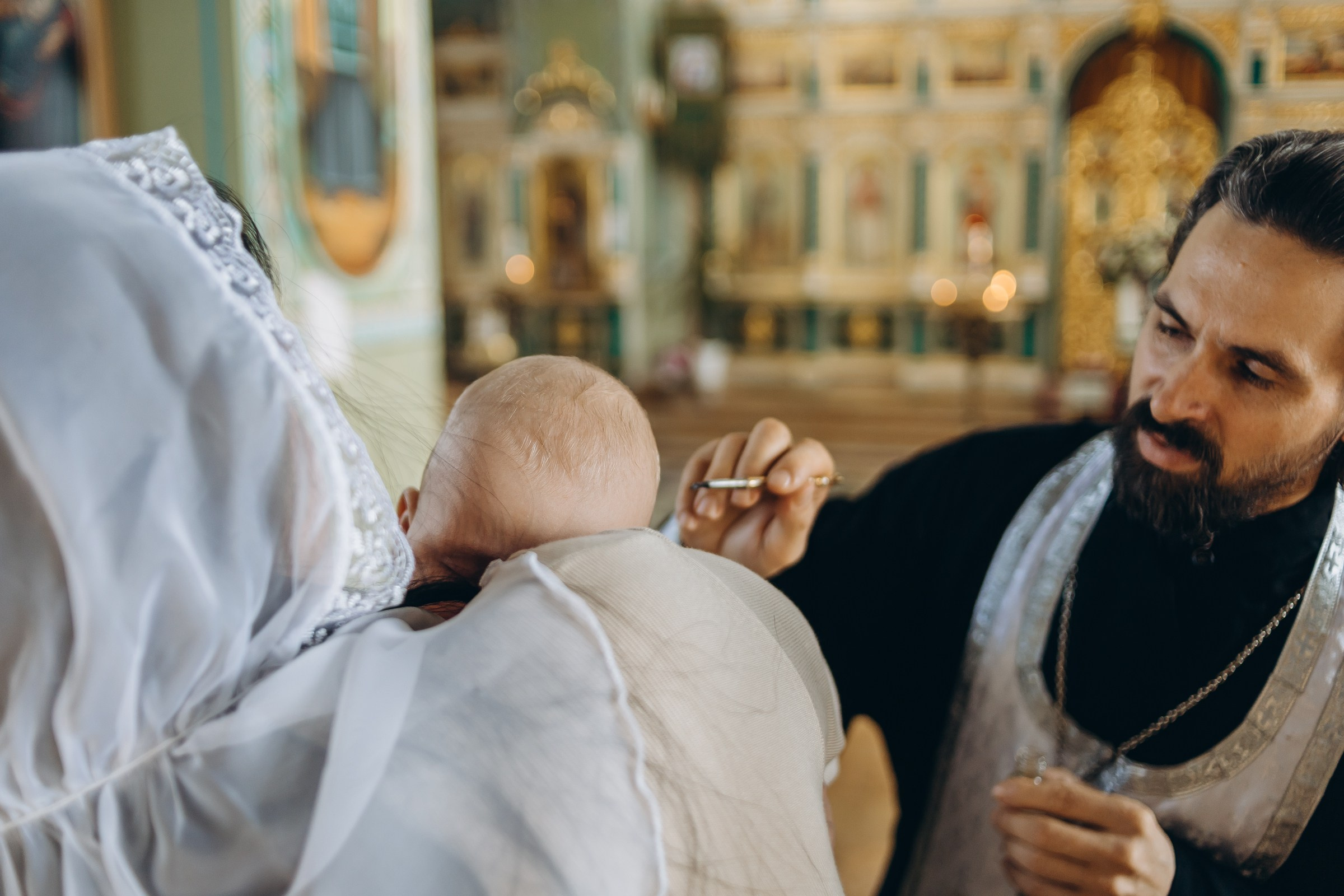 Крещение Матвея. Семейный фотограф в Волгодонске Краченцева Анна