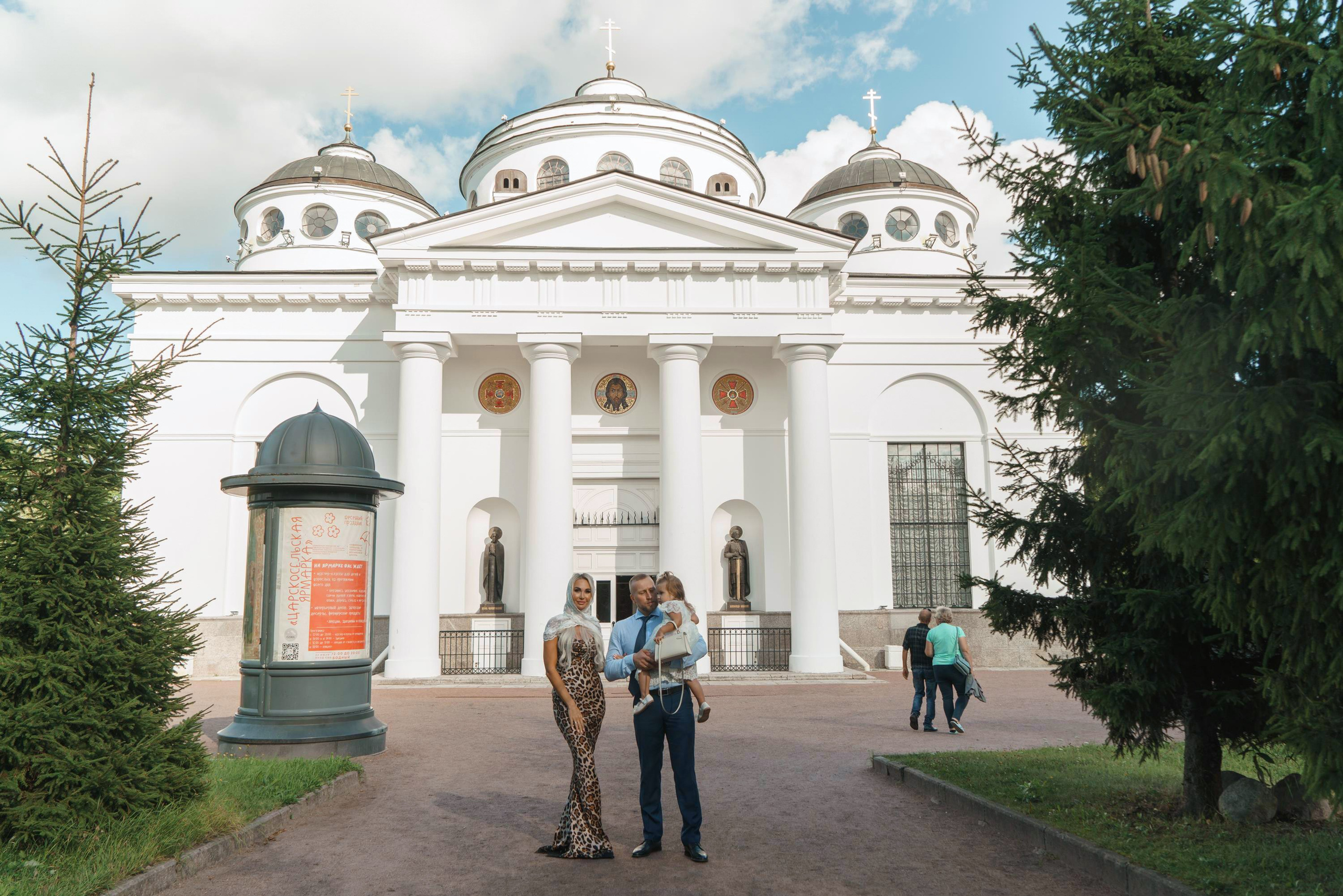 Софийский собор в г. Пушкин, крещение Евы. Контент- фотограф, рилсмейкер в Санкт- Петербурге Елена Грие