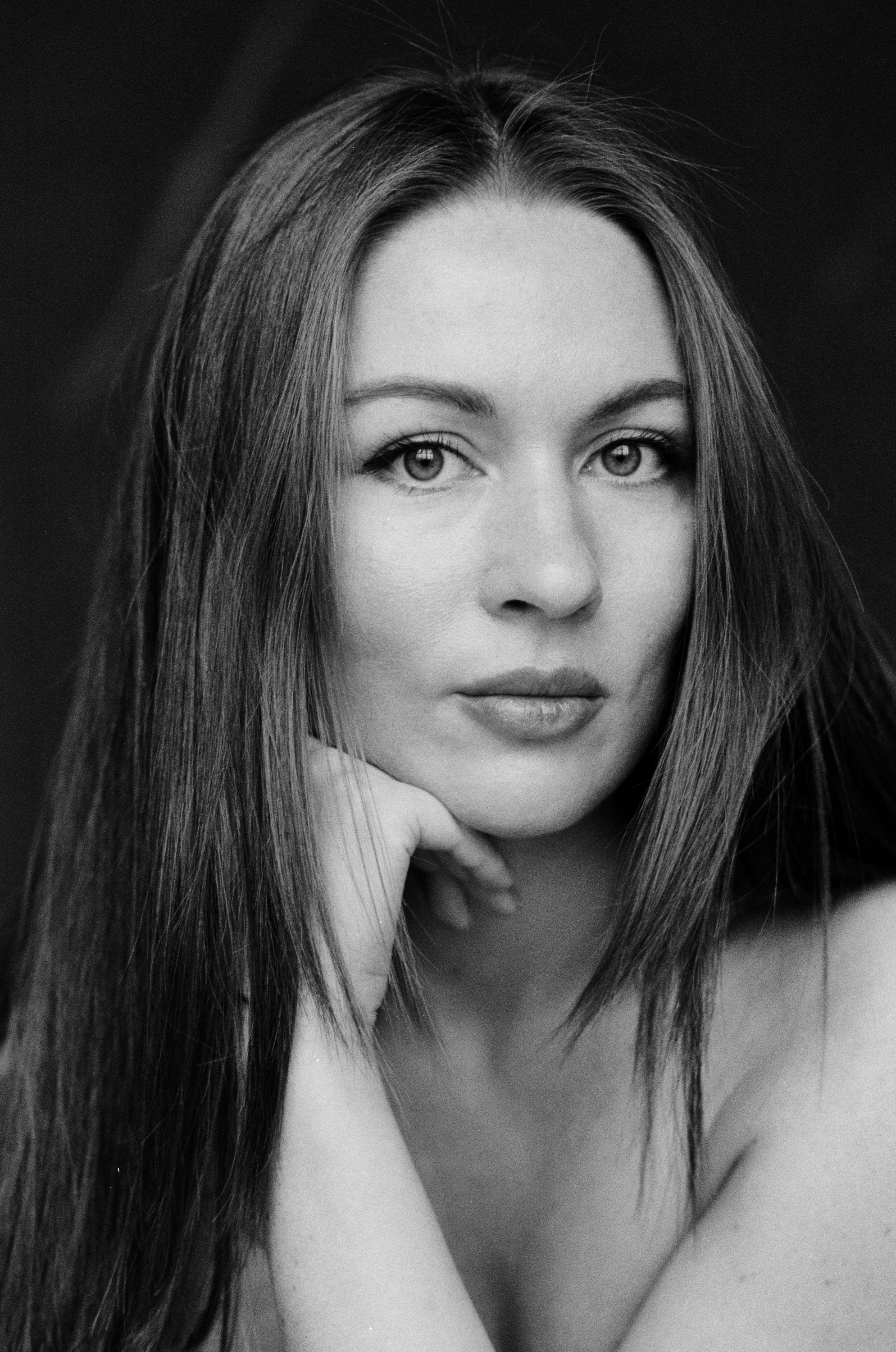 Ч/б фотосессия для Риты