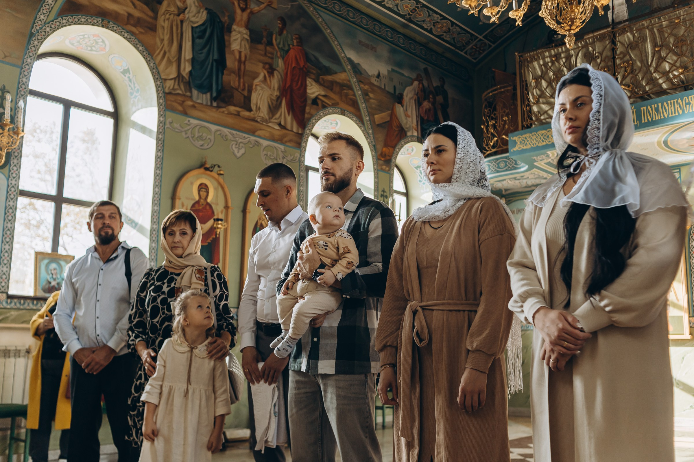 Крещение Матвея. Семейный фотограф в Волгодонске Краченцева Анна