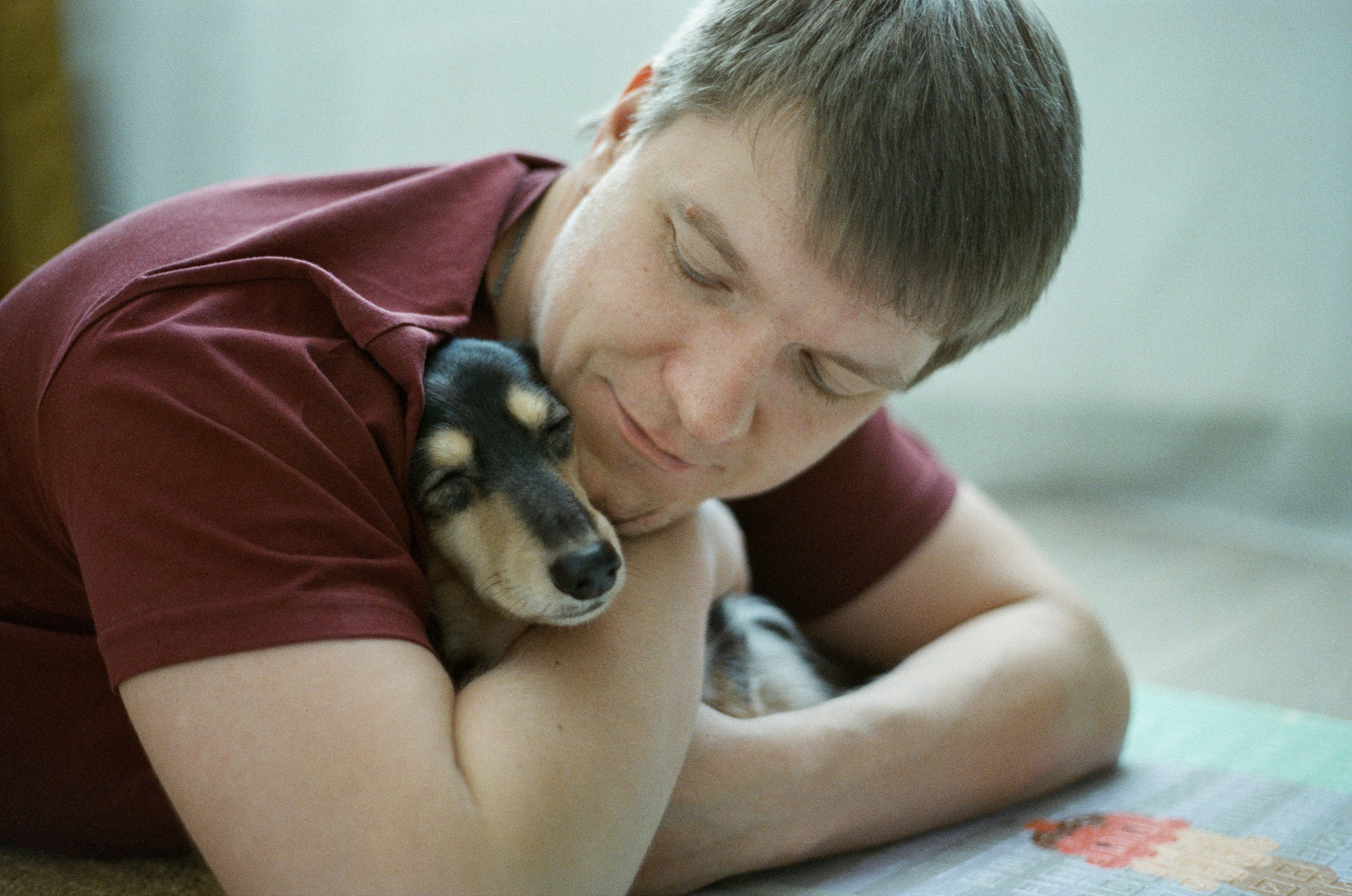 Даня, Алёна, Лёва и таксы. Настя Оленченко, портретный/семейный фотограф на цифру и плёнку Москва