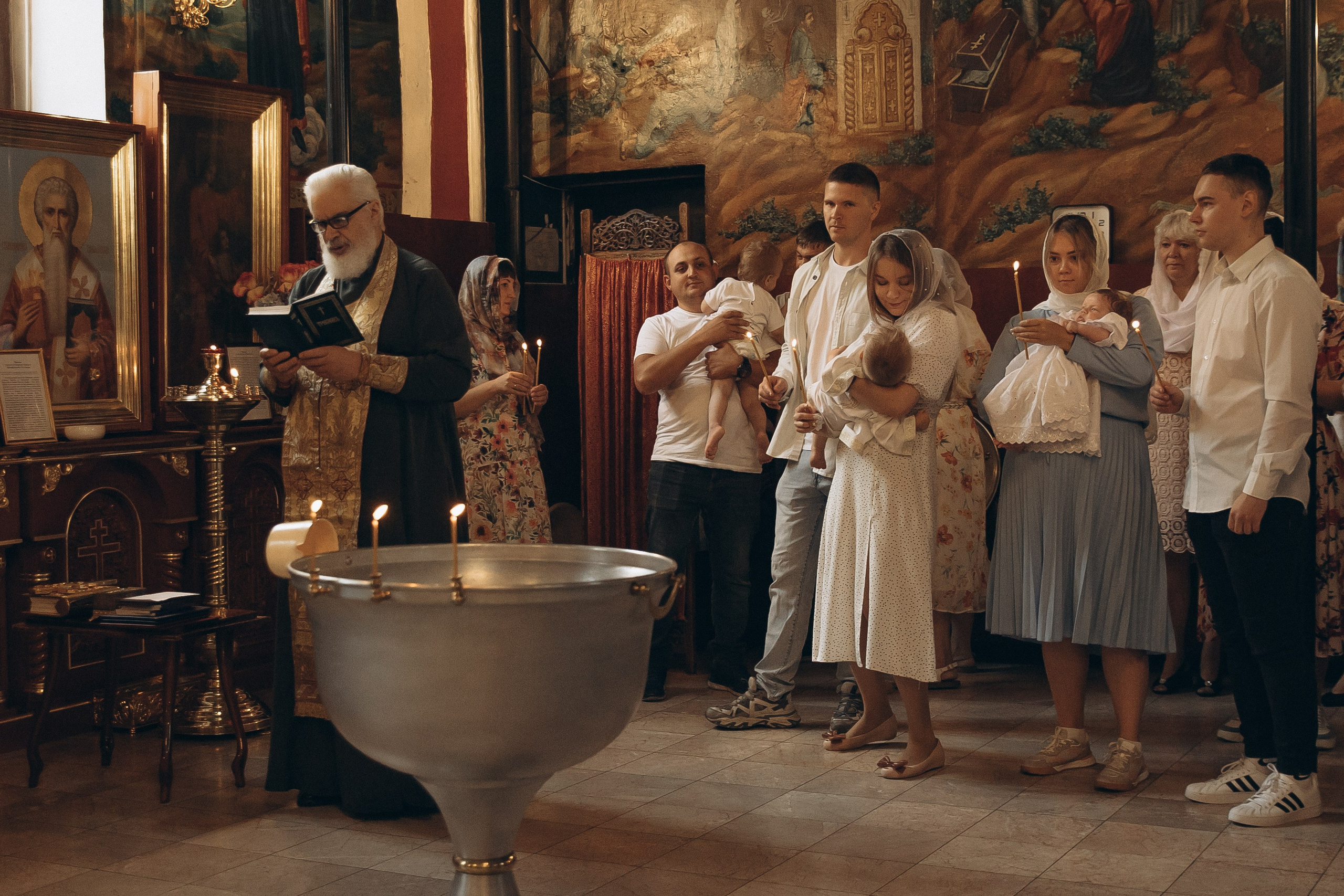 Крещение. Семейный фотограф в Москве и Королеве Евгения Баукова