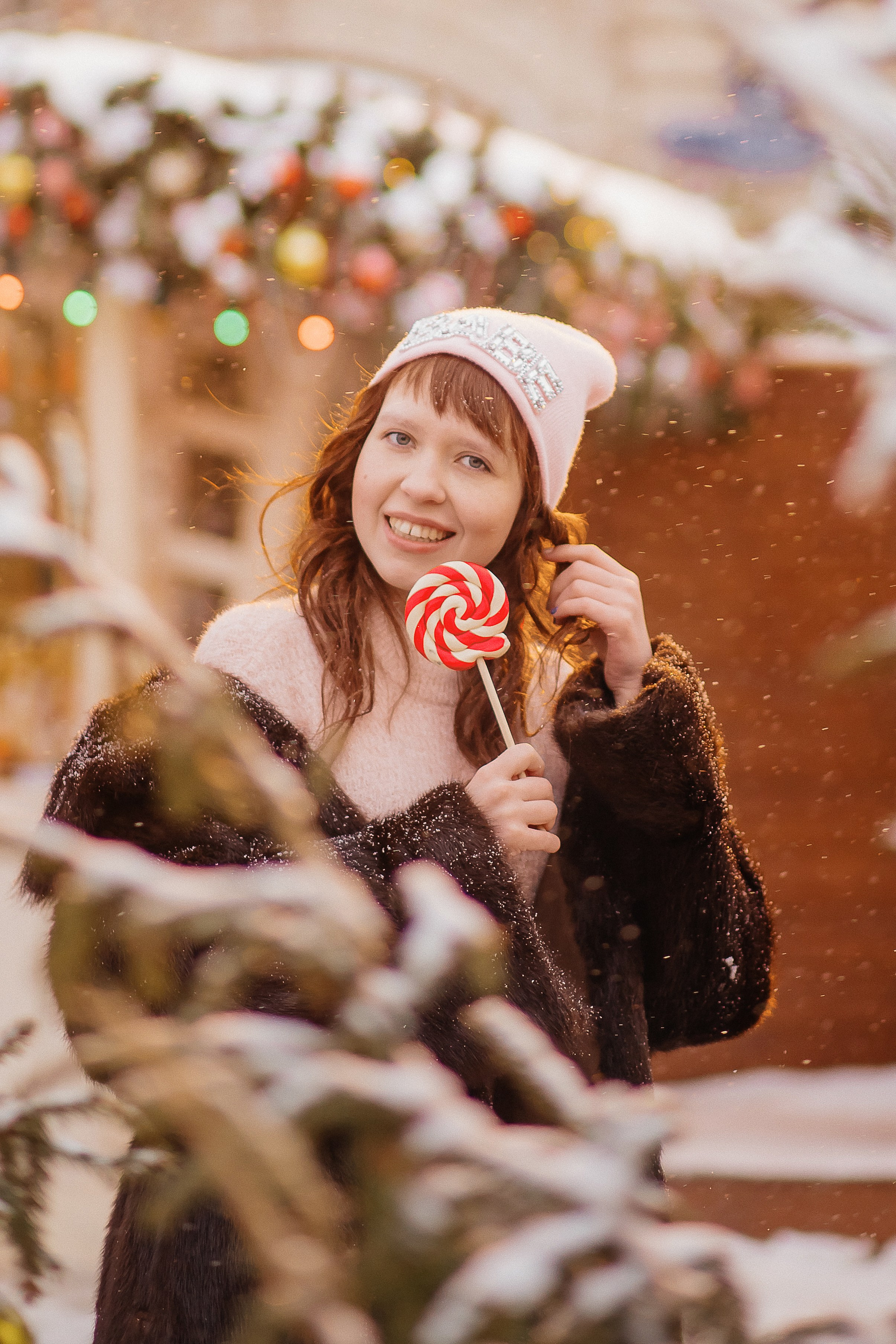 Новогодняя фотосессия женская семейная индивидуальная в москве на улицах. Ваш фотограф в Москве — Зернова Лидия