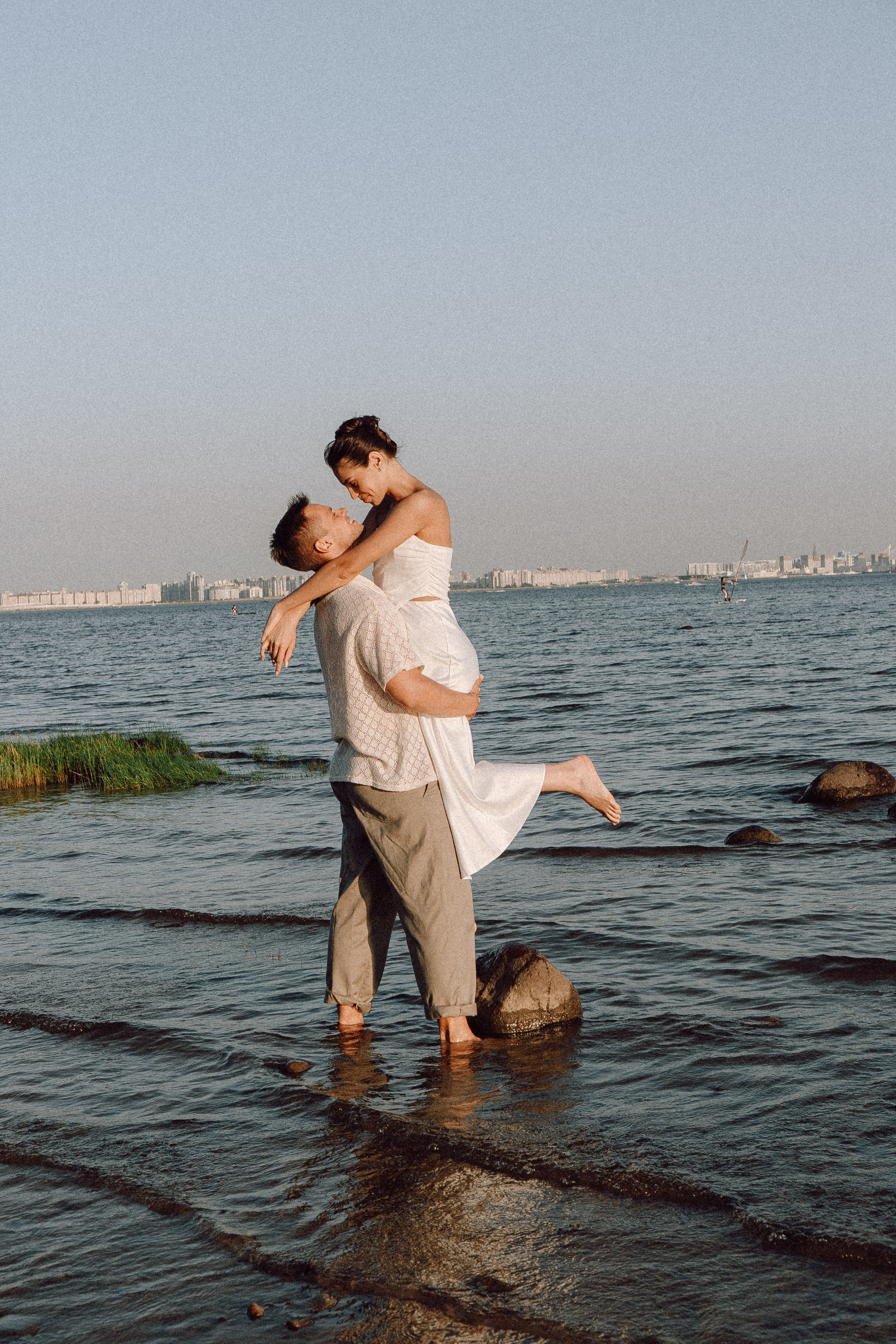 СВАДЕБНАЯ ФОТОСЕССИЯ ВЫЕЗДНОЙ ЦЕРЕМОНИИ (ФИНСКИЙ ЗАЛИВ). Профессиональный фотограф, Санкт-Петербург — Виктория Богомолова