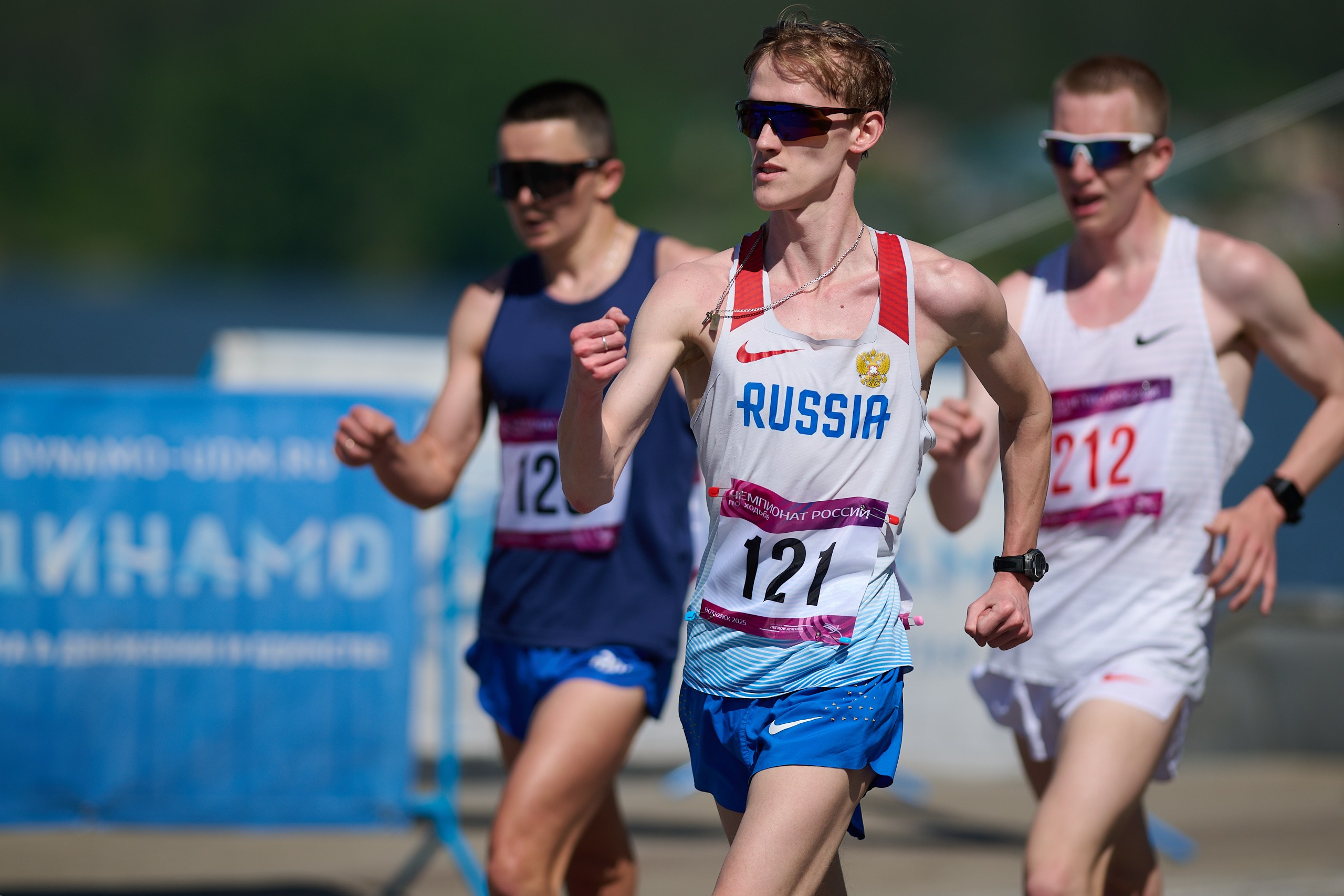 Чемпионат России по спортивной ходьбе 2025. Спортивный репортажный фотограф в Ижевске Сергей Мерзляков
