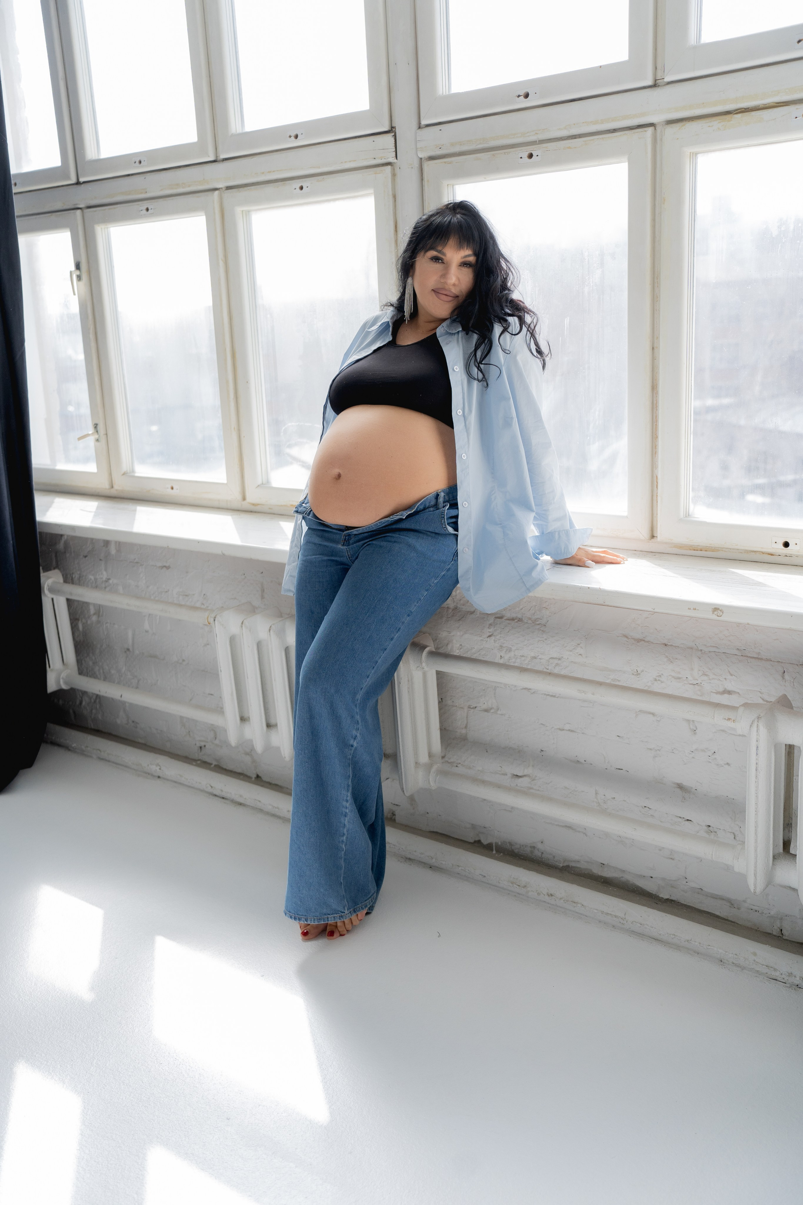 Ксения. Студийная съемка «в ожидании». Яна Орехова. Фотограф в Томске