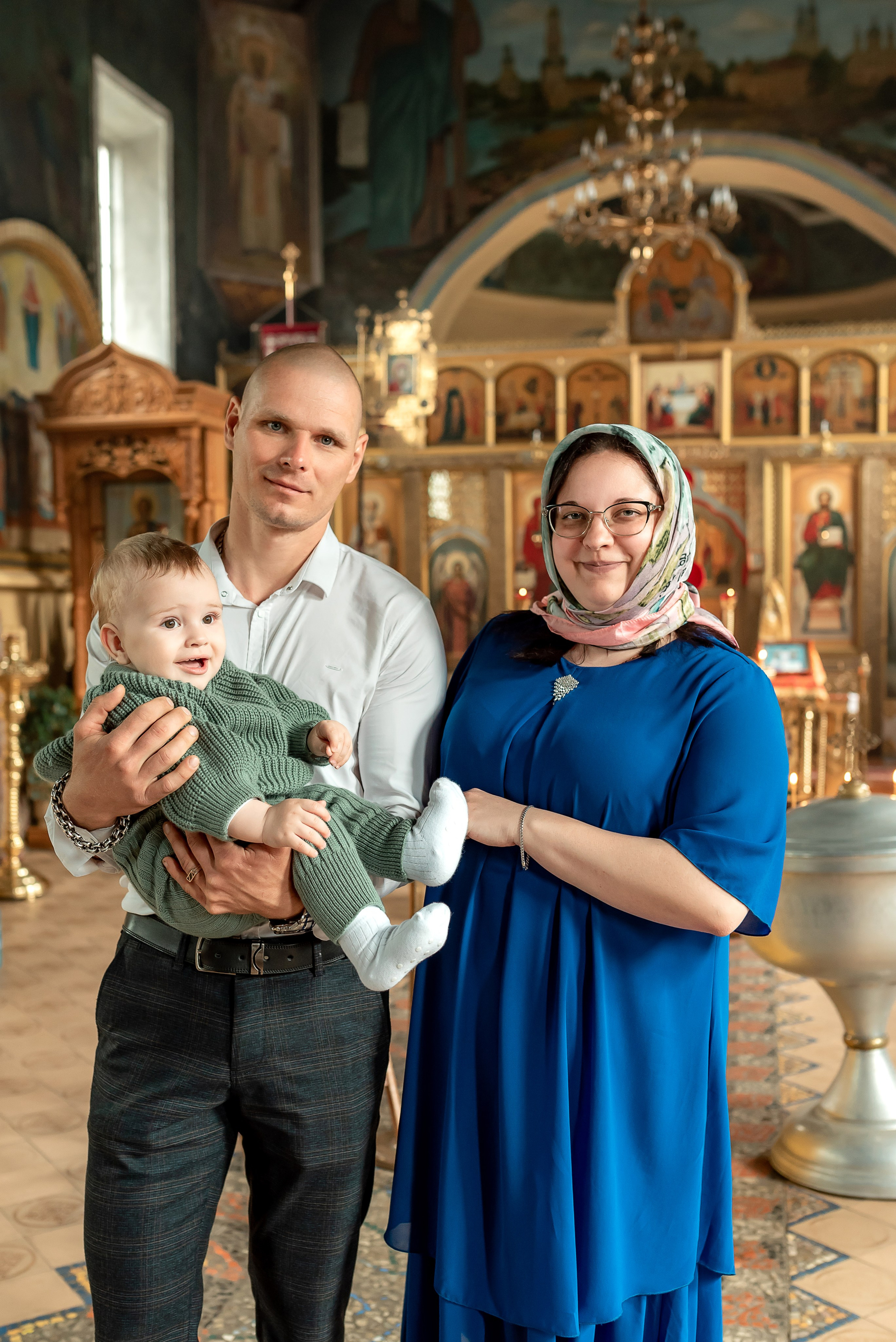 Ромочка- крещение. Семейный и детский фотограф Наталья Горда