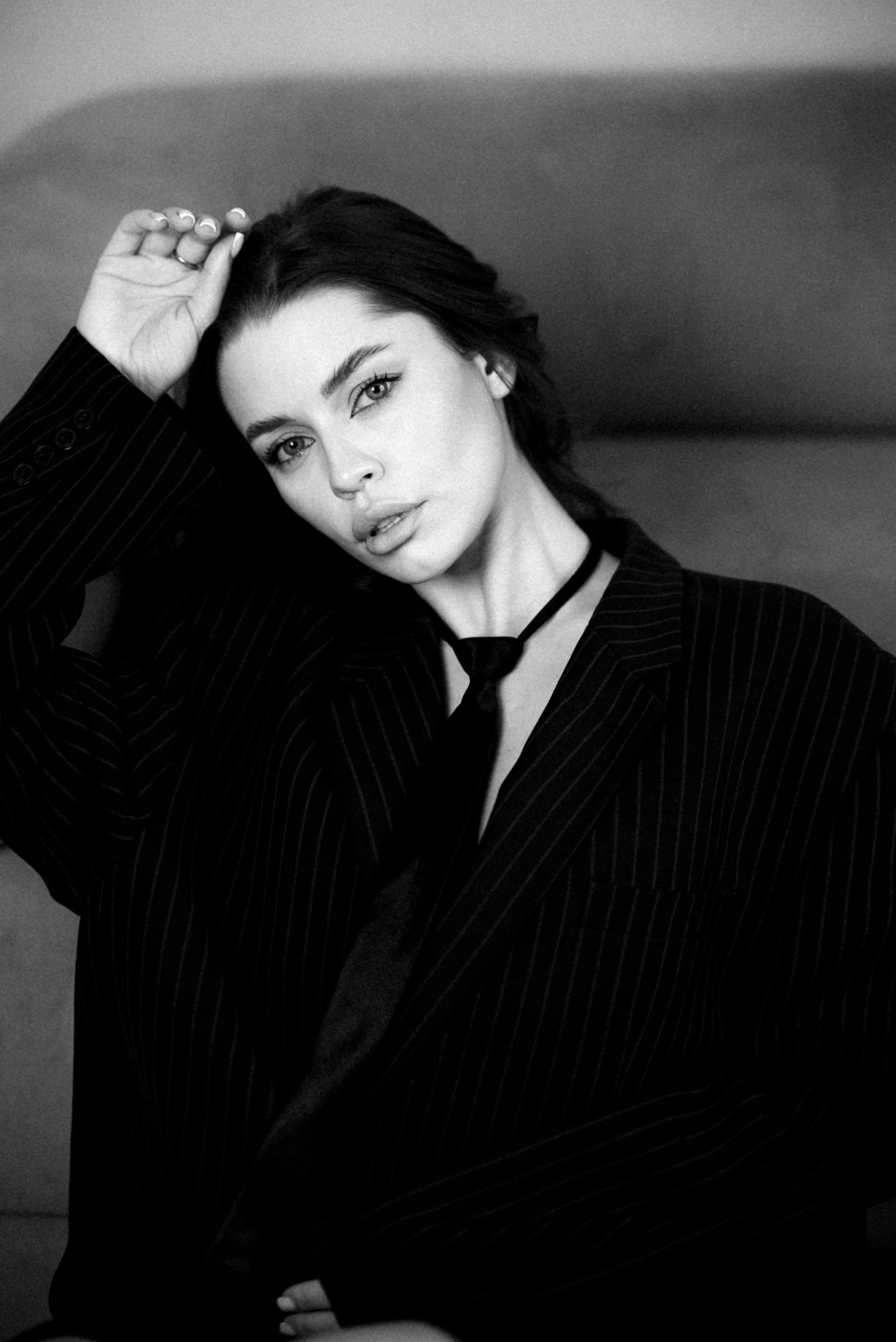 ЧБ. Индивидуальная женская съемка