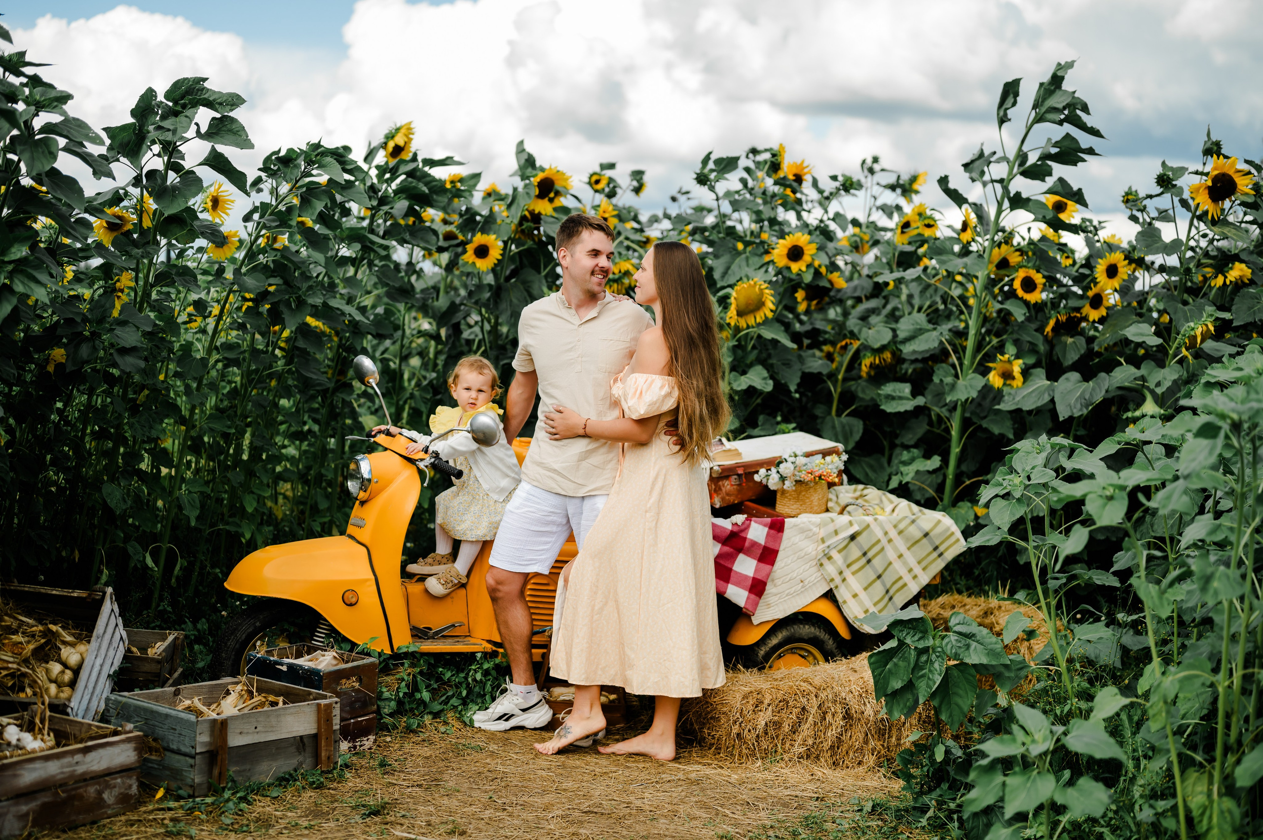 Подсолнухи. Свадебный и семейный фотограф Евгения Кононова
