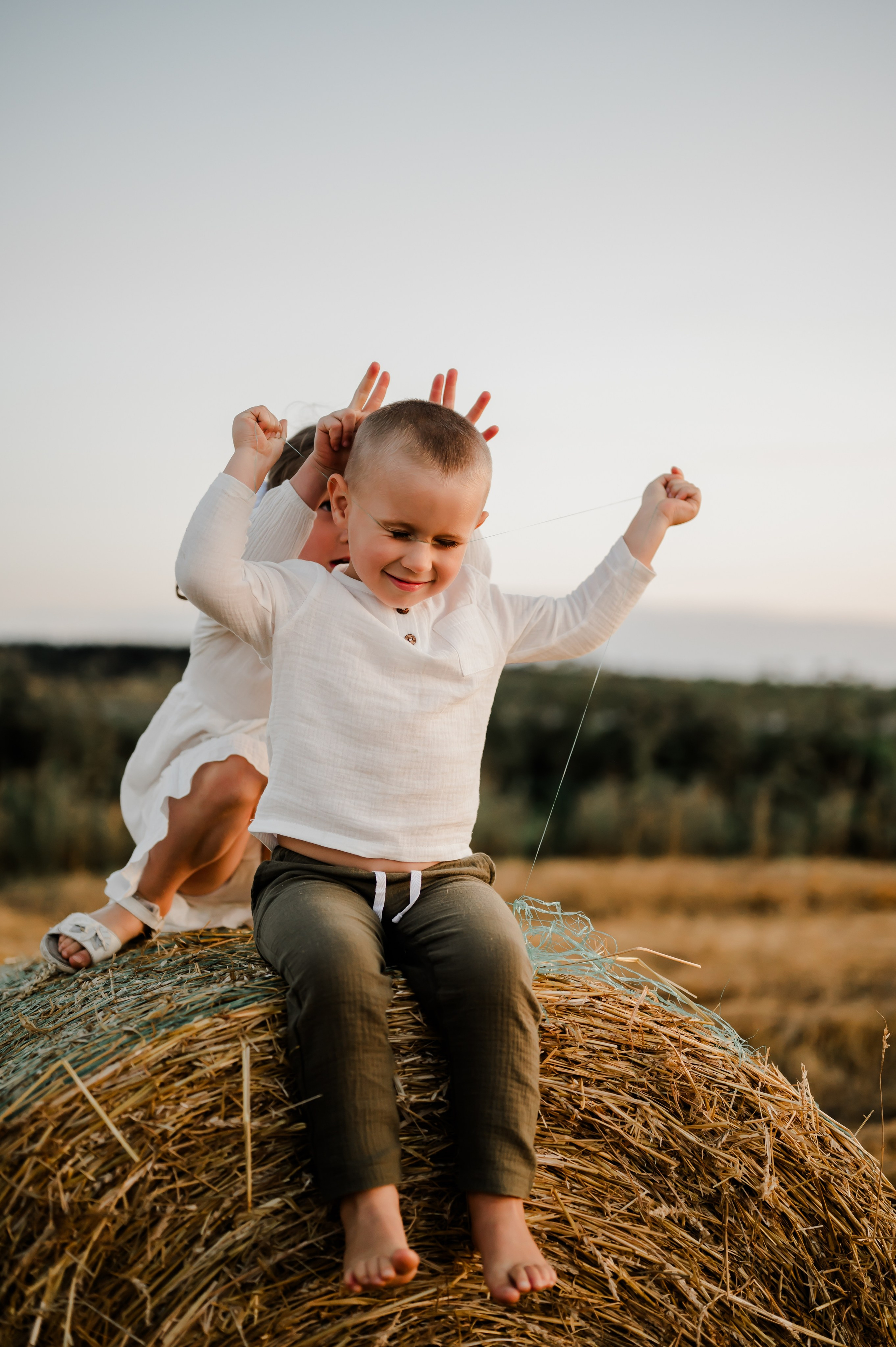 Кукуруза+сено, семейная фотосессия. Свадебный и семейный фотограф Евгения Кононова