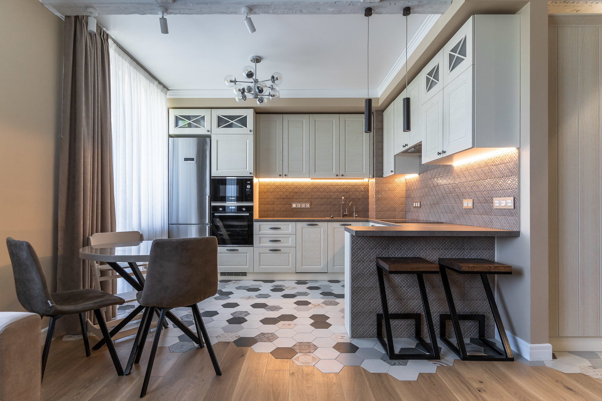 Kitchen for design studio “Neva”. Svyatoslav Bunkov | photographer