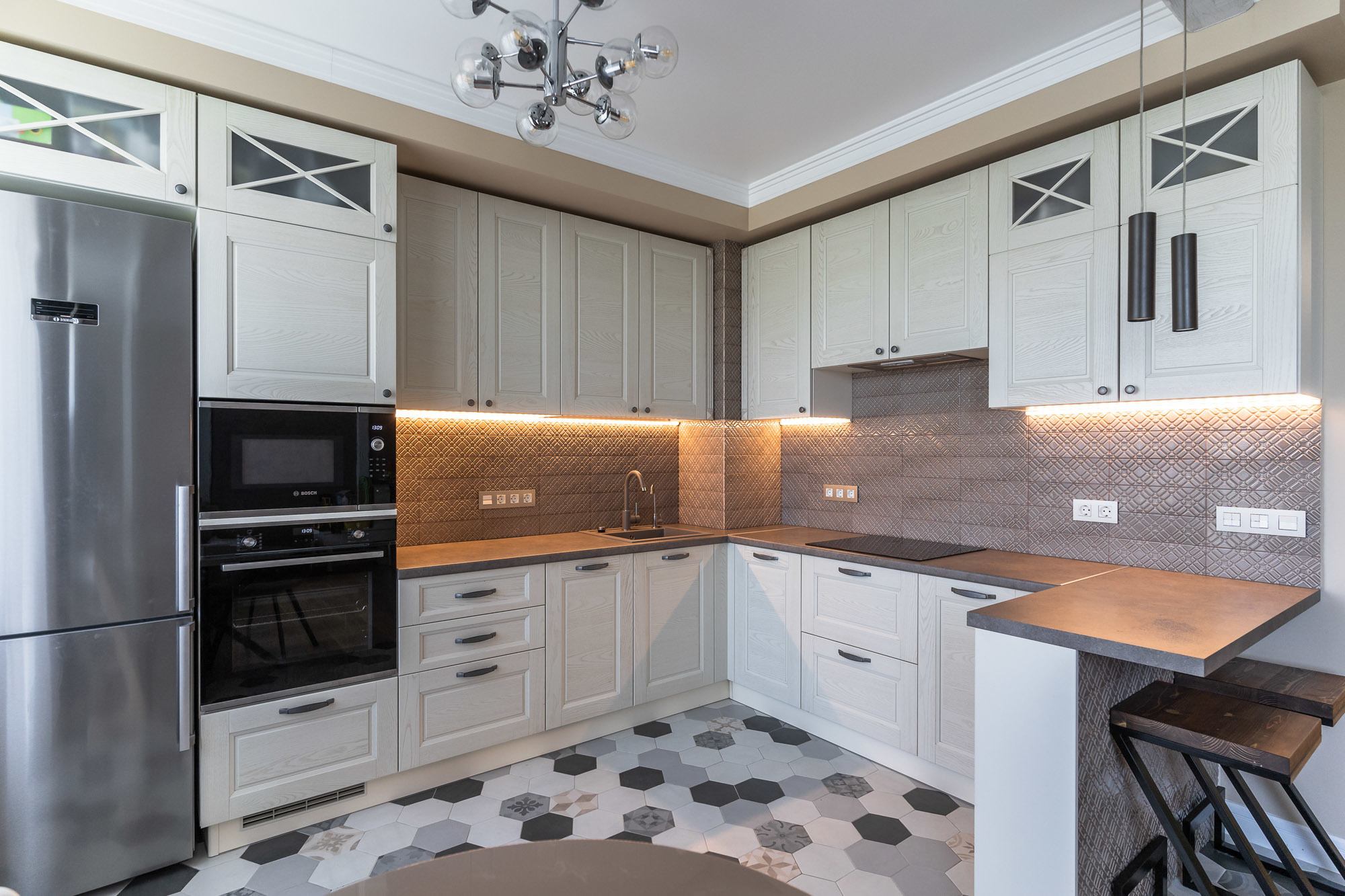 Kitchen for design studio “Neva”. Svyatoslav Bunkov | photographer