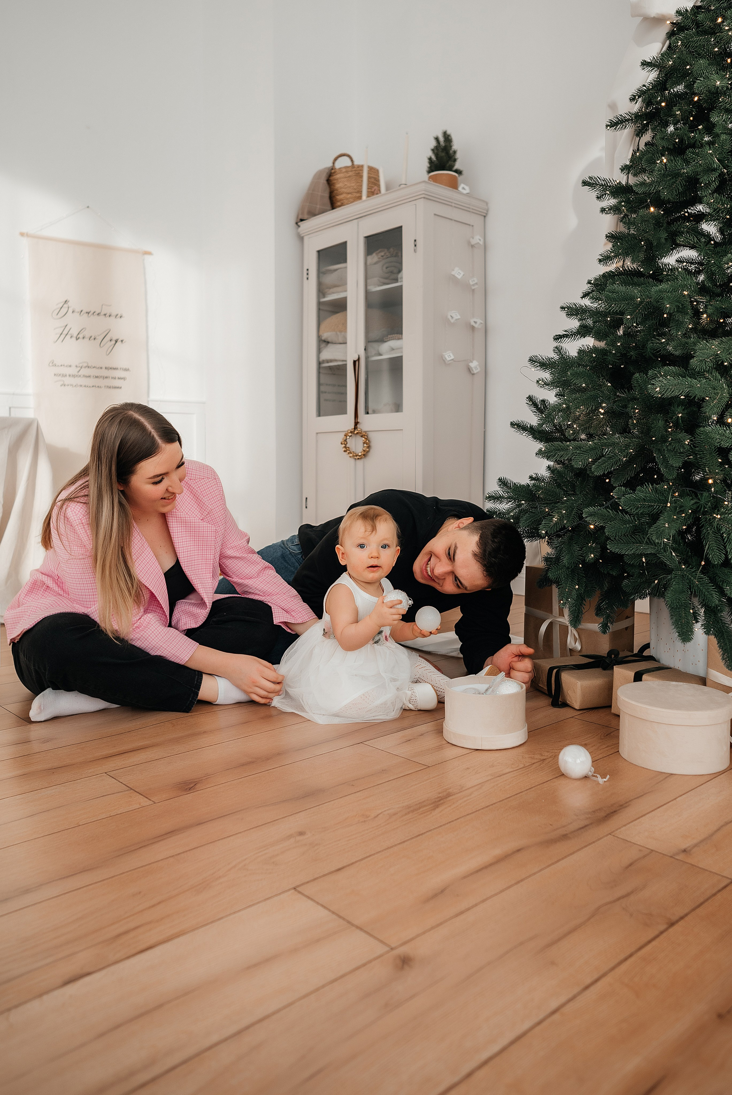 Семейная съемка к Новому году. Фотограф Анастасия Фомина
