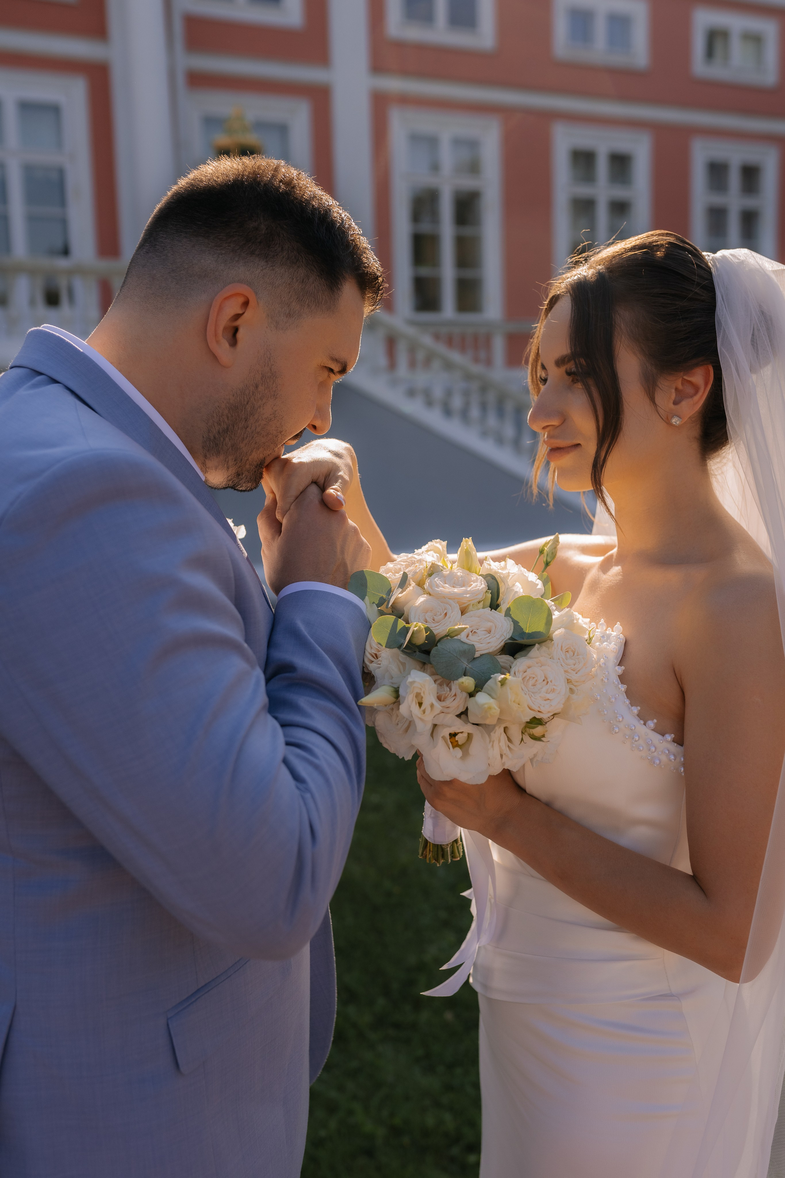 Свадебная фотосессия в Москве, парк Кусково. Свадебный фотограф в Москве Анна Полушина