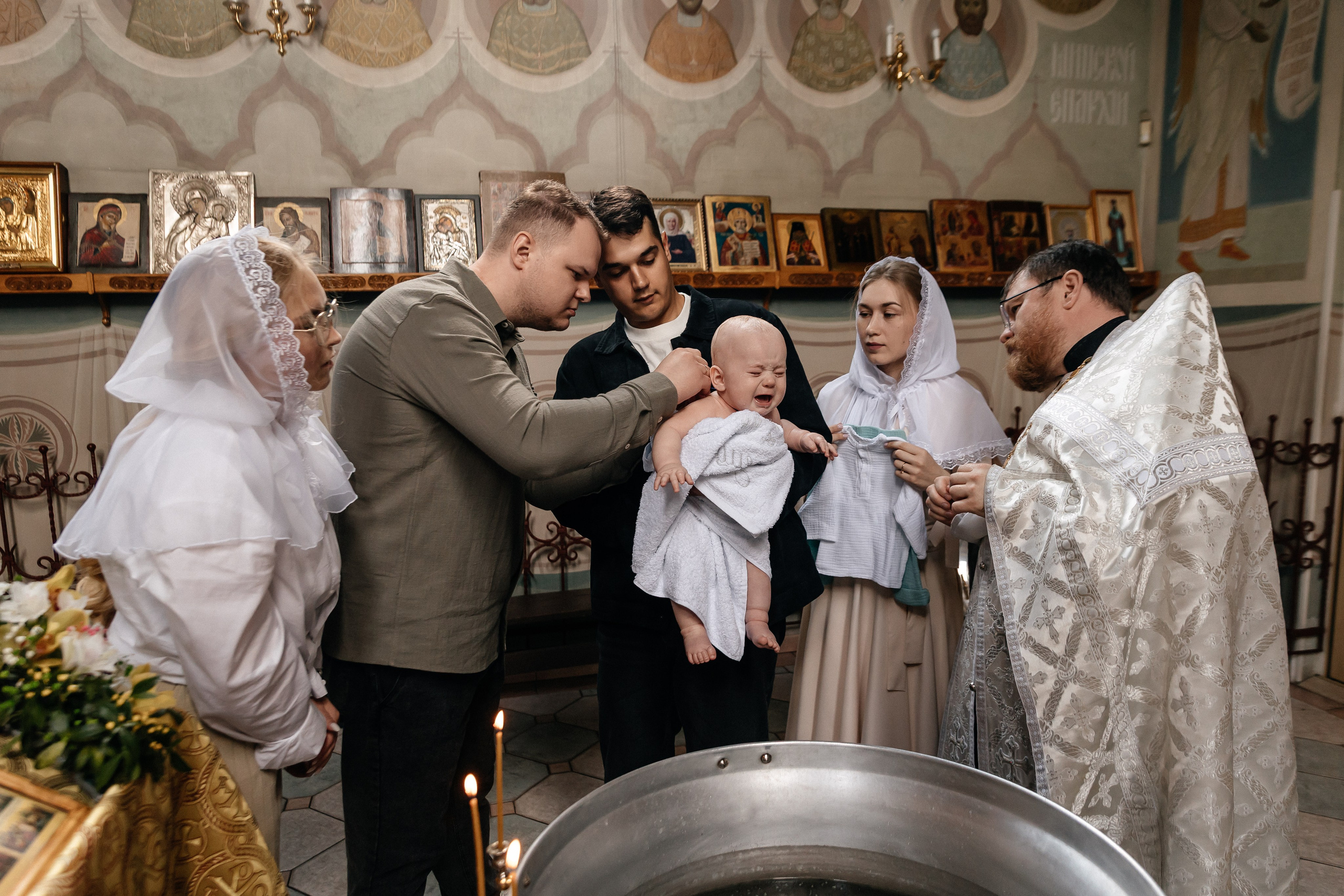 Крещение Леши. Семейный фотограф Минск Усова Ольга
