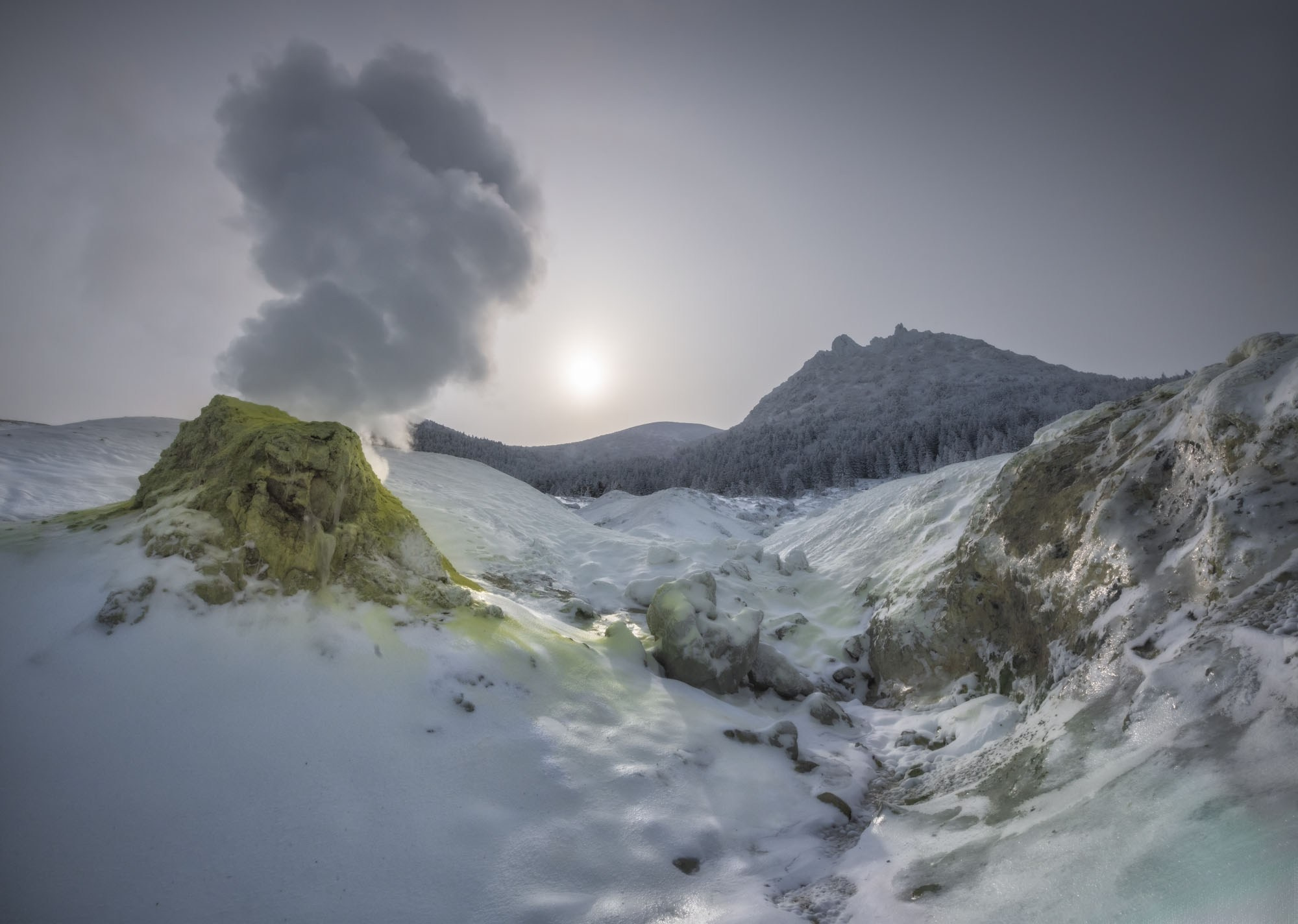 Фотогалерея Зимние Курилы