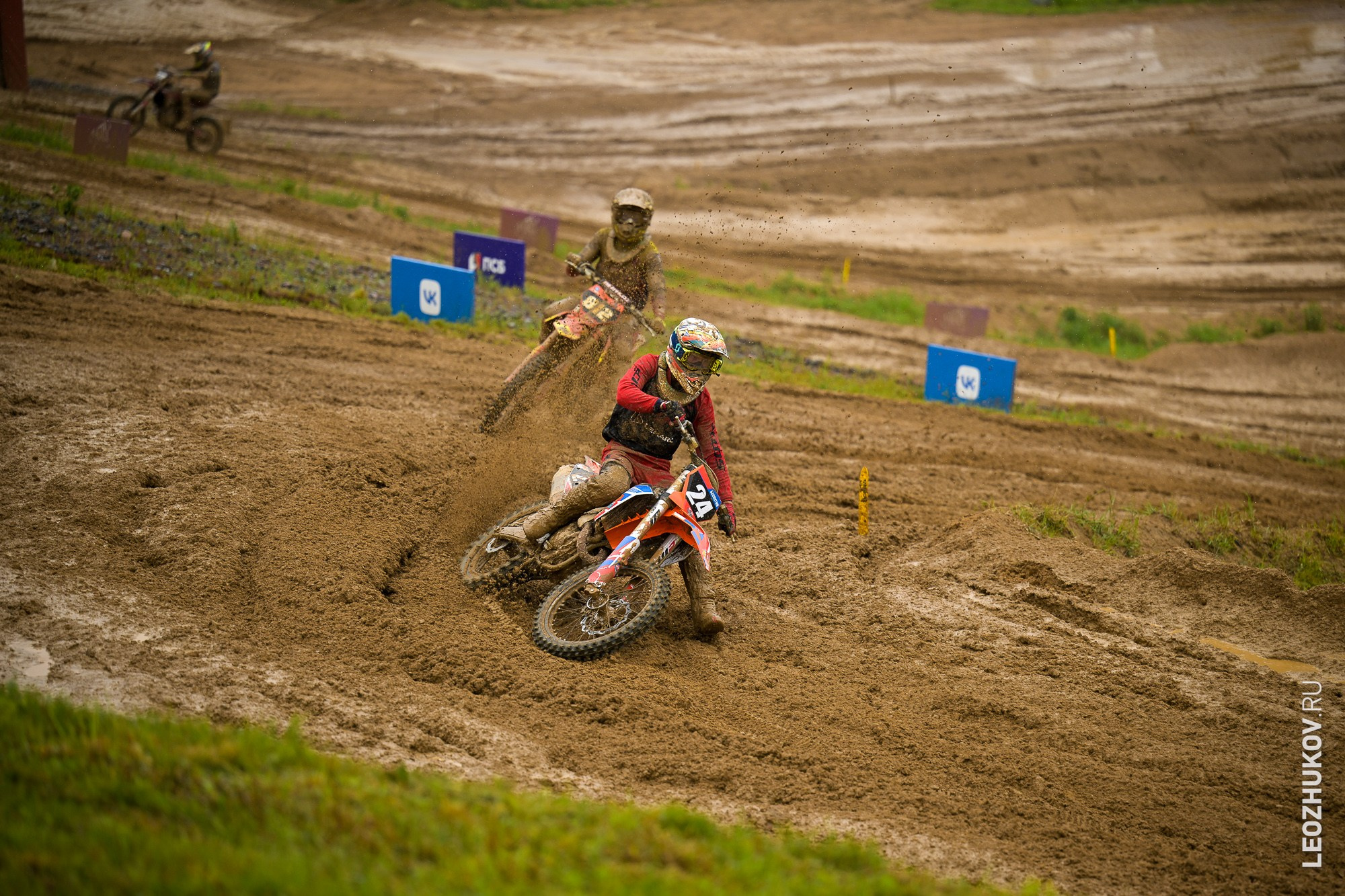 1 round of ММТ RGP russian motocross championships. Sports photographer Leonid Zhukov