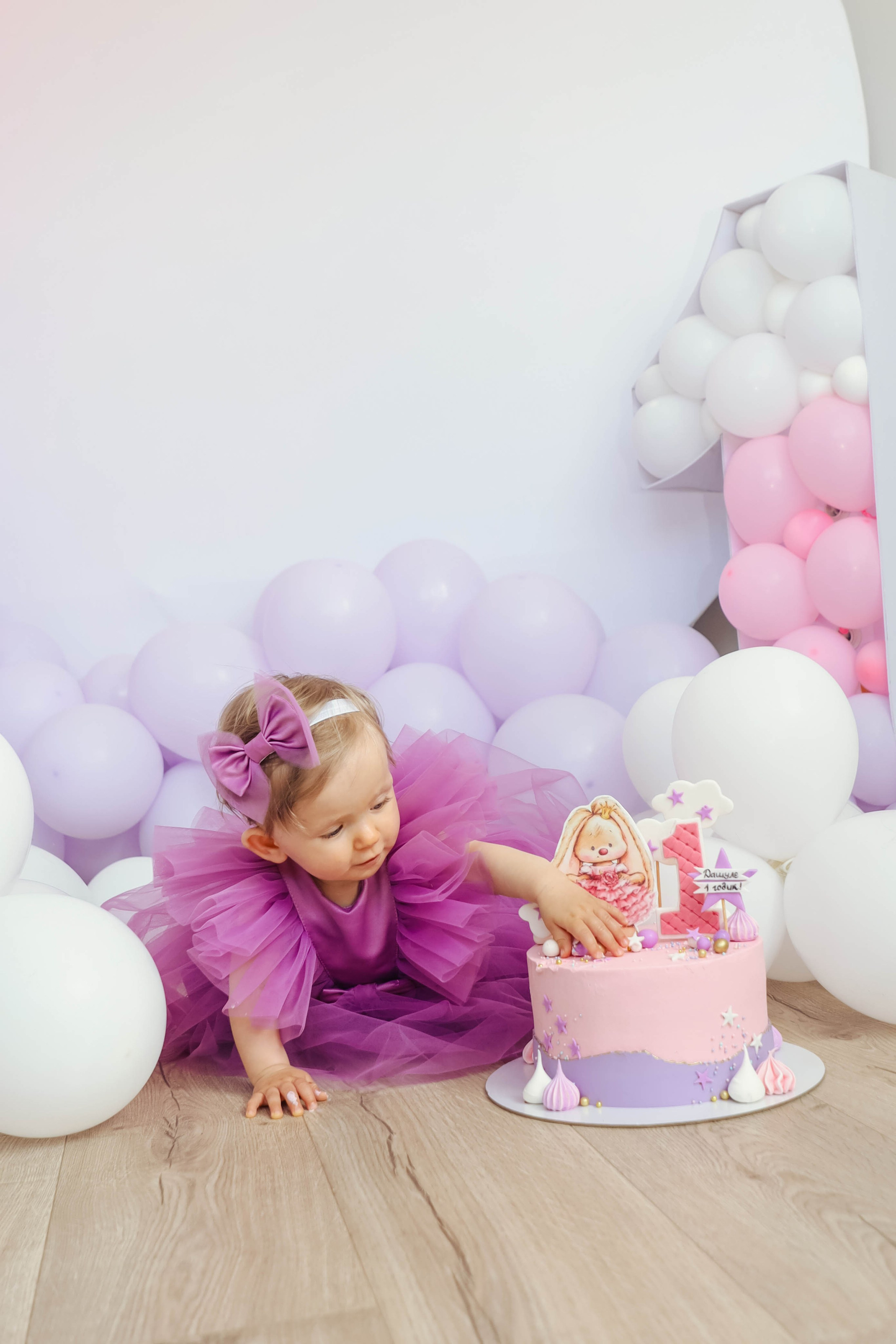 Даша 1 год. Семейный, детский, свадебный фотограф в Москве, Люберцах