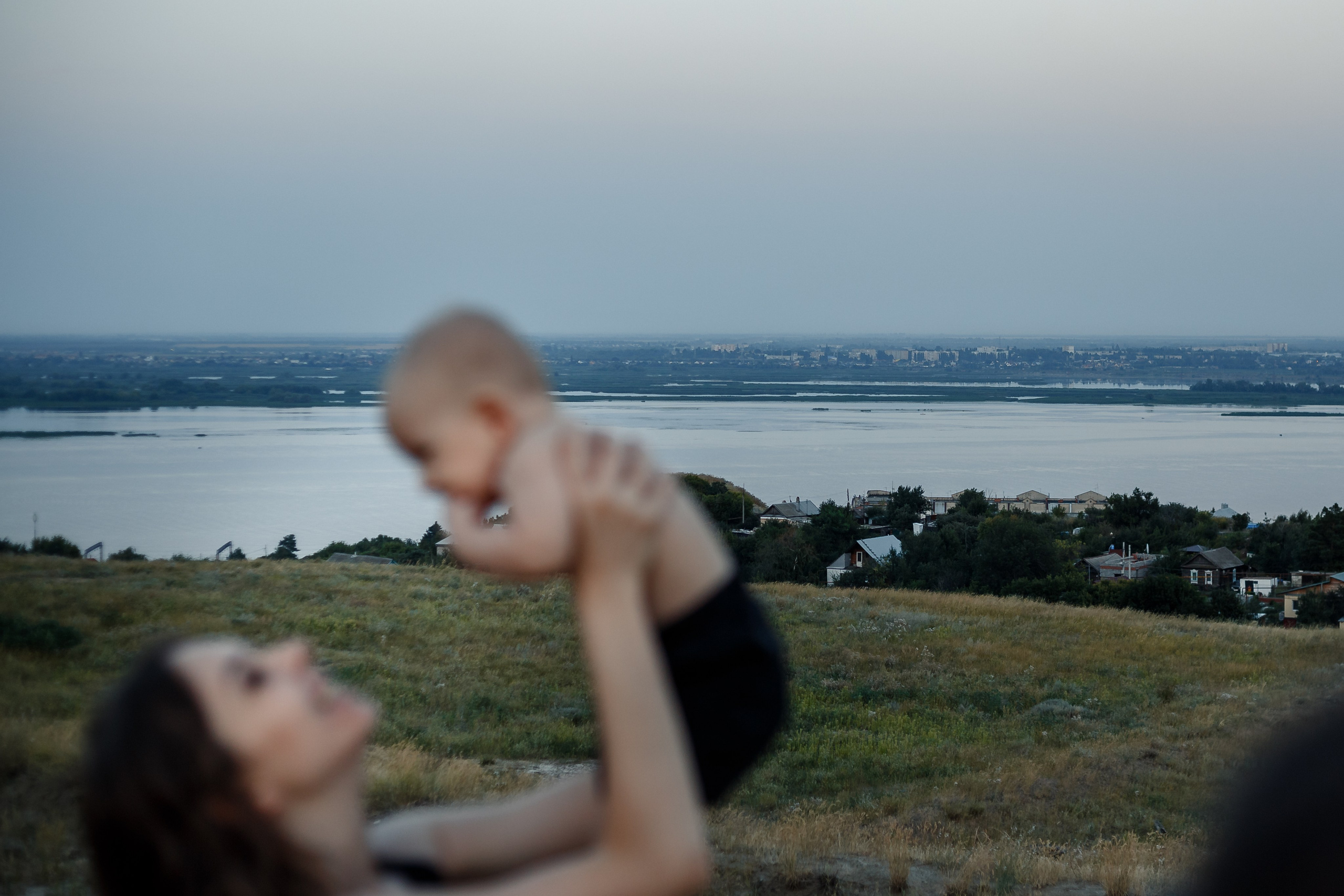 Закат в карьере. Семейный фотограф в Саратове Юлия Охотникова