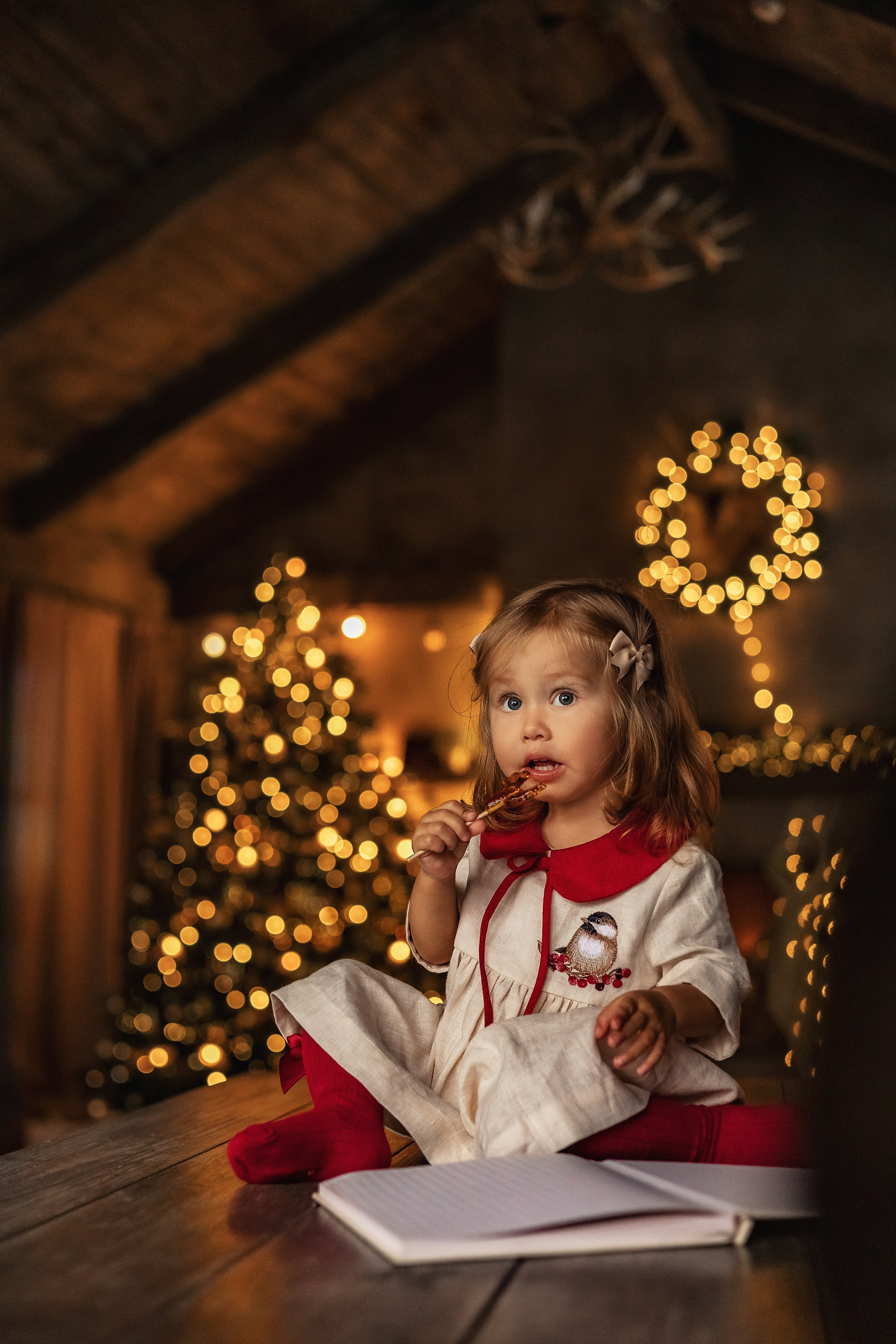 Новогодняя студия. Семейный и детский фотограф в Москве Анна Чертополох