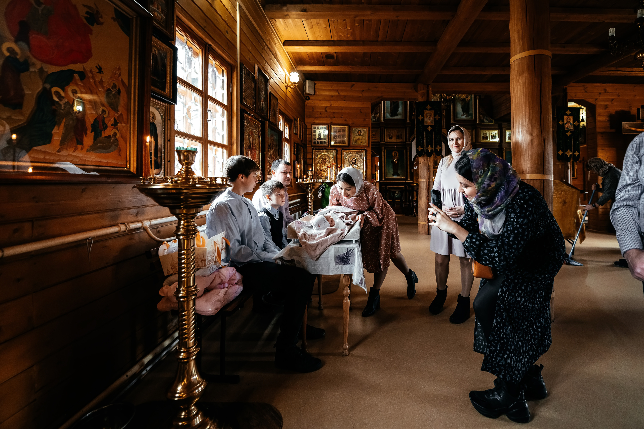 Екатерина, Храм страстотерпца царя Николая пос. Чкаловский. Свадебный и семейный фотограф Виктория Носачёва. Щелково, Москва и МО