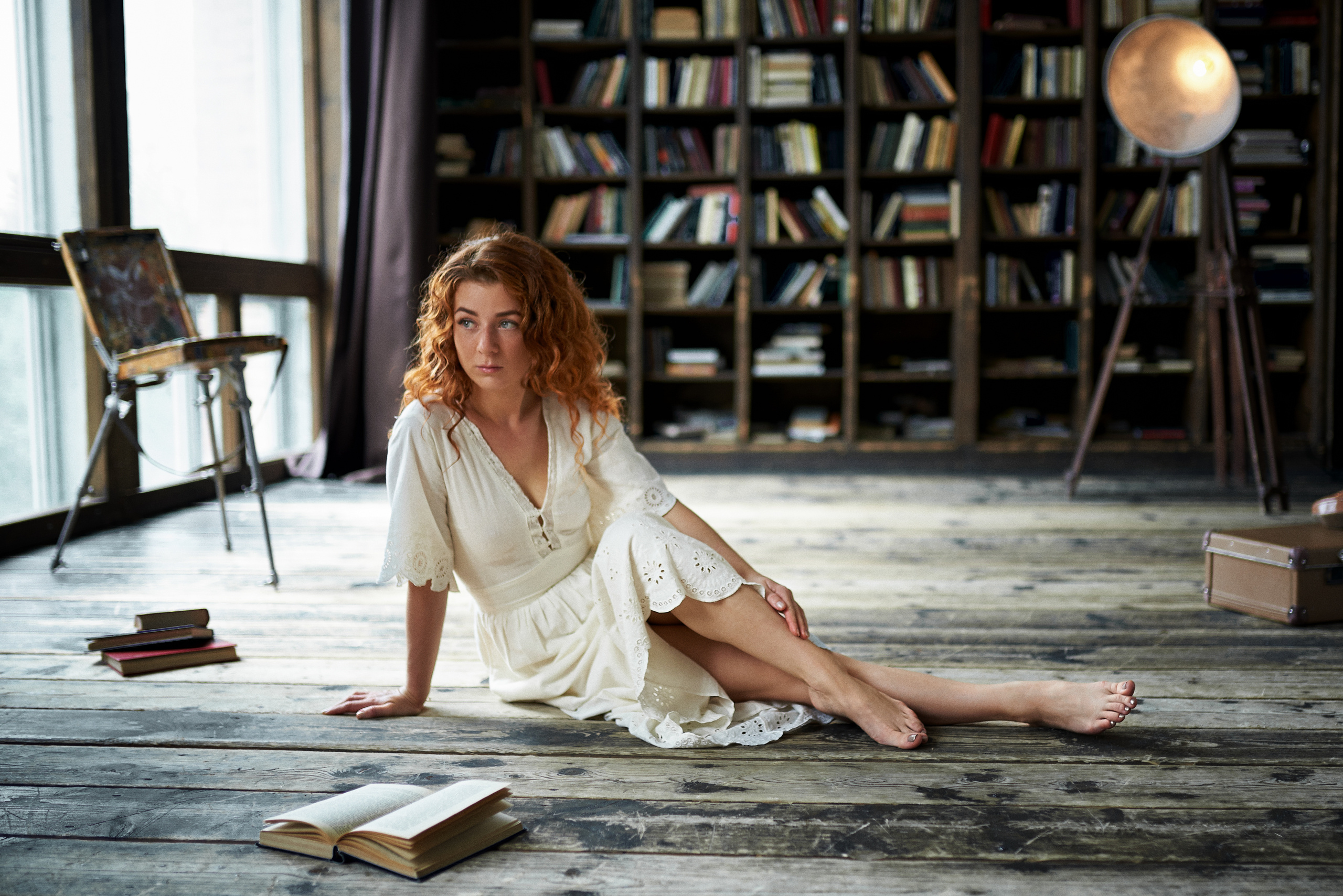 Женский портрет в интерьере. Макс Пыжик портретный фотограф в Москве