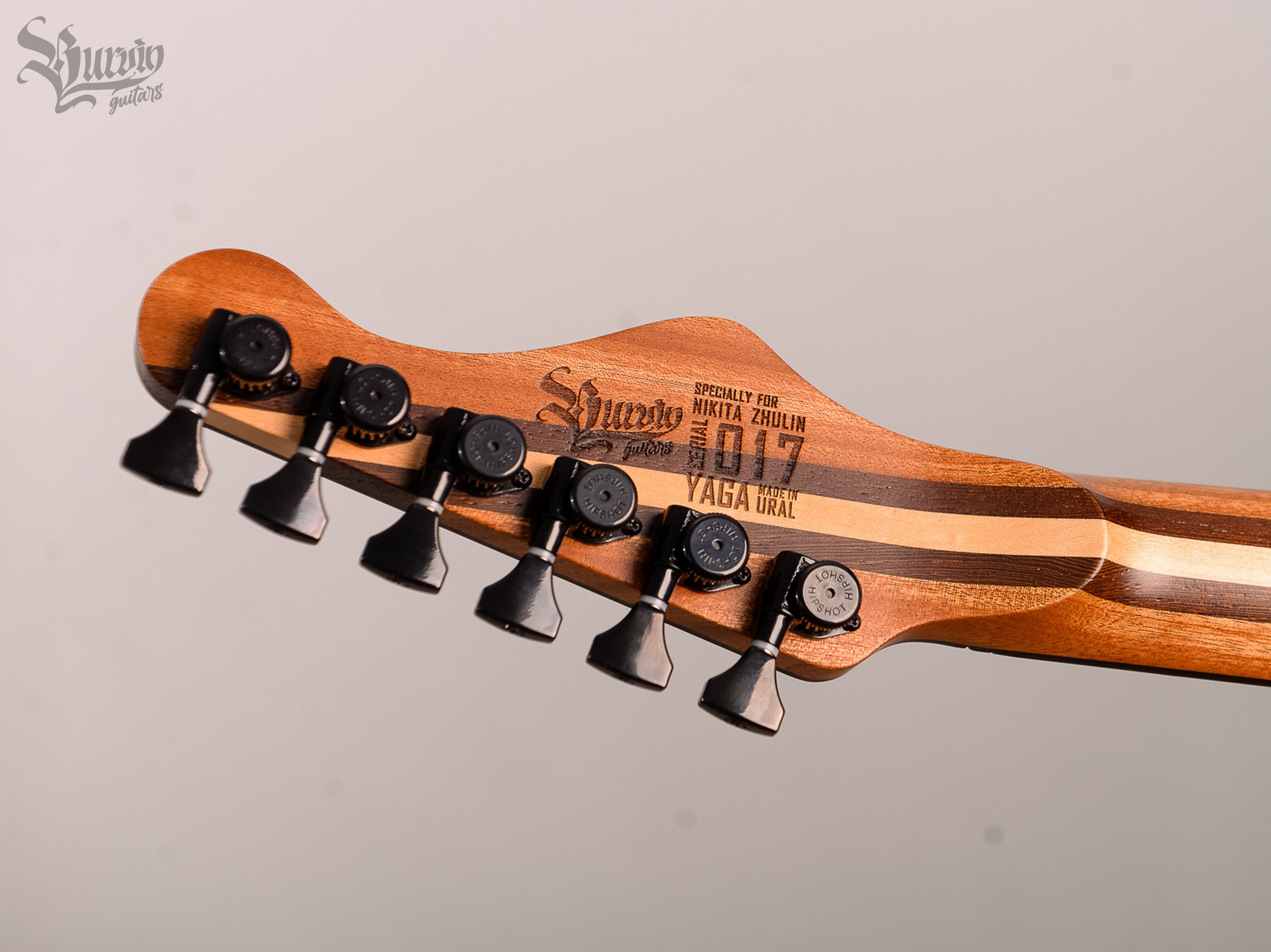 017 Yaga. Master of making guitars and basses to order