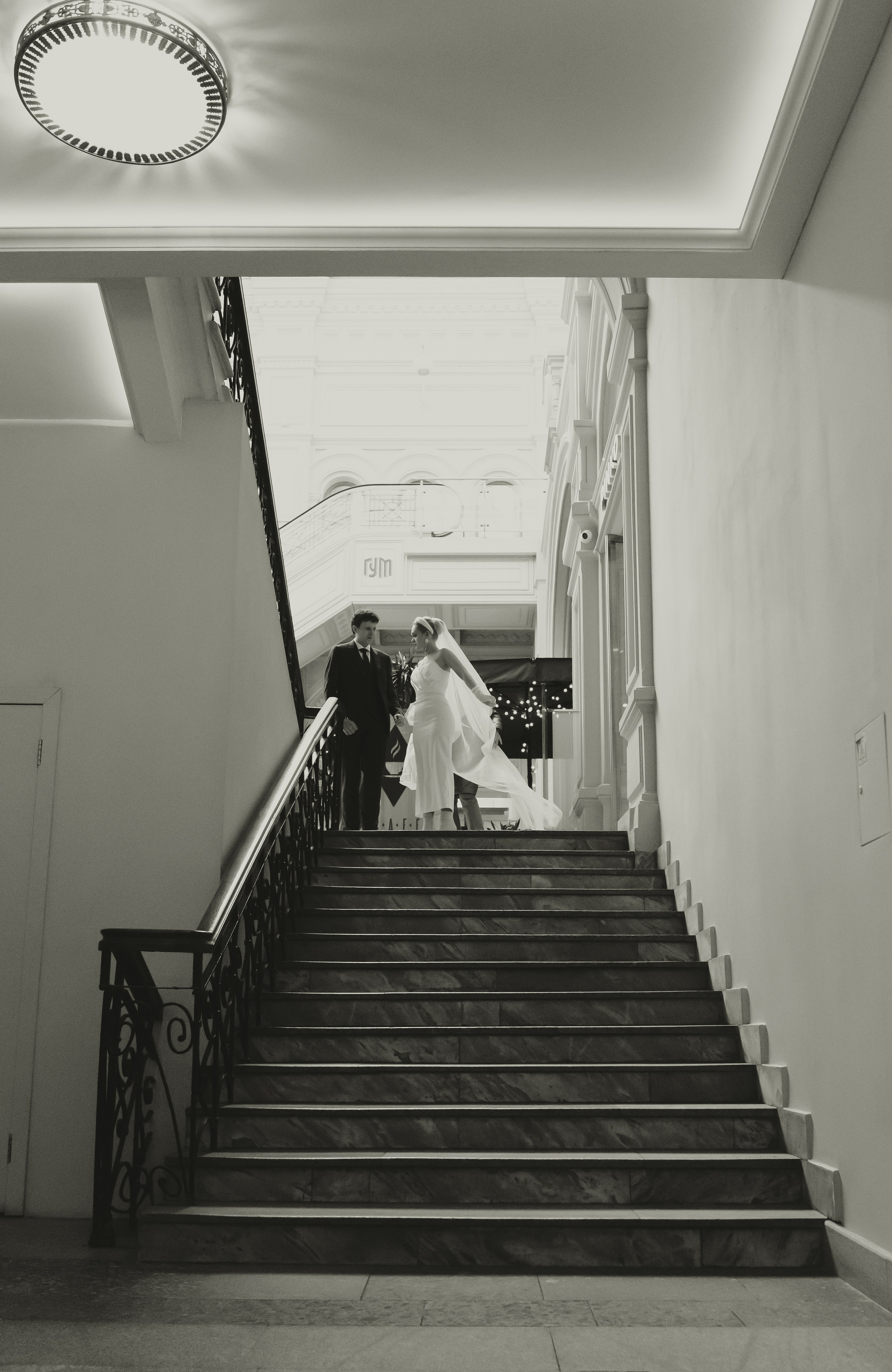 ЗАГС № 1 + прогулка | ГУМ. Свадебный и семейный фотограф в Москве Анна Сдобнова