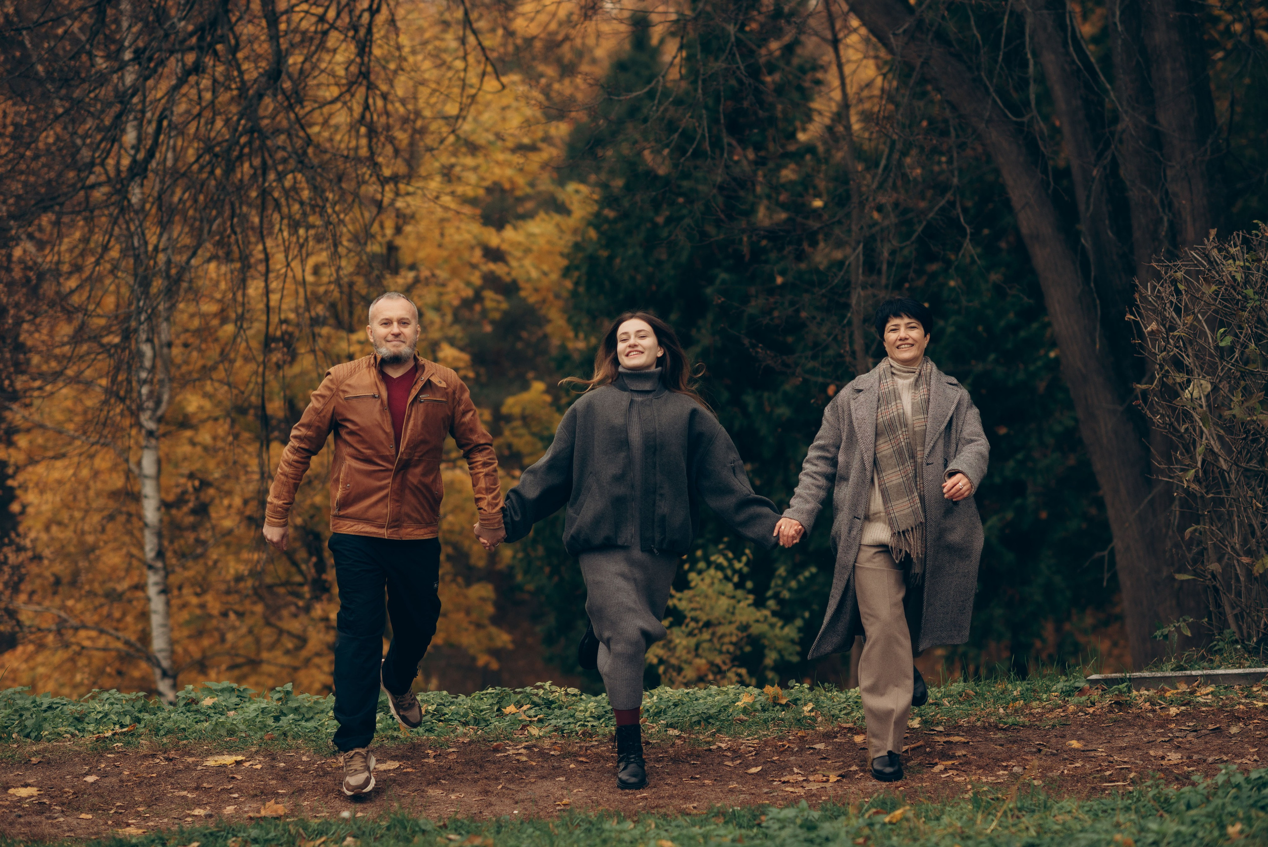 Осенняя семейная фотосессия в парке. Семейный фотограф в Домодедово и Москве Елена Пичугина