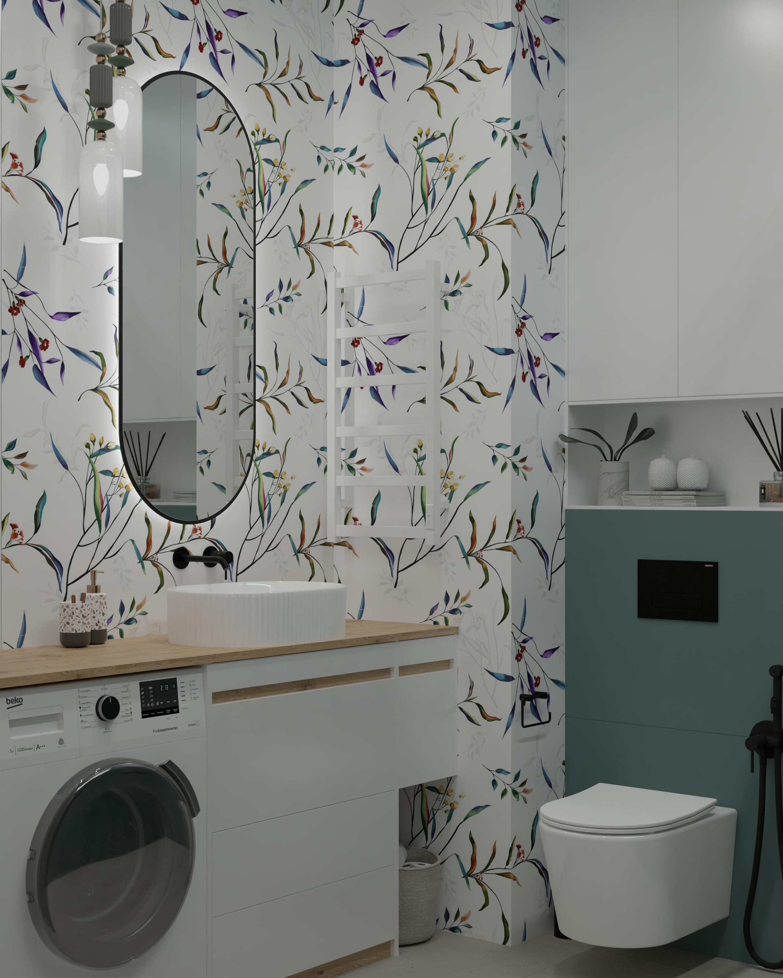 Ванная в студии (вариант II). DMDesign — студия дизайна интерьеров