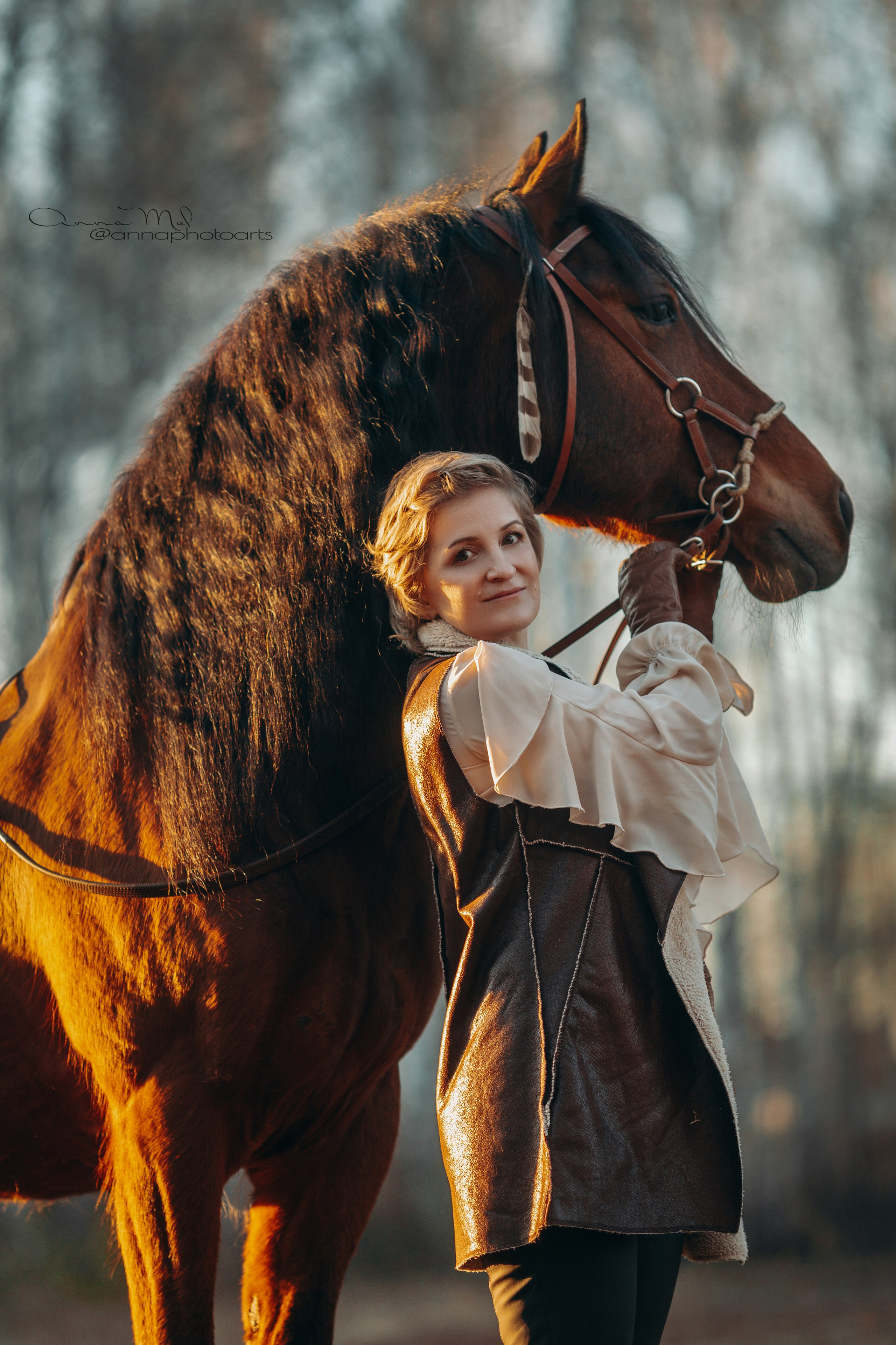 Наталья и Талисман. Анна Молчанова конный фотограф в Тюмени | фотосессии с лошадьми Тюмень