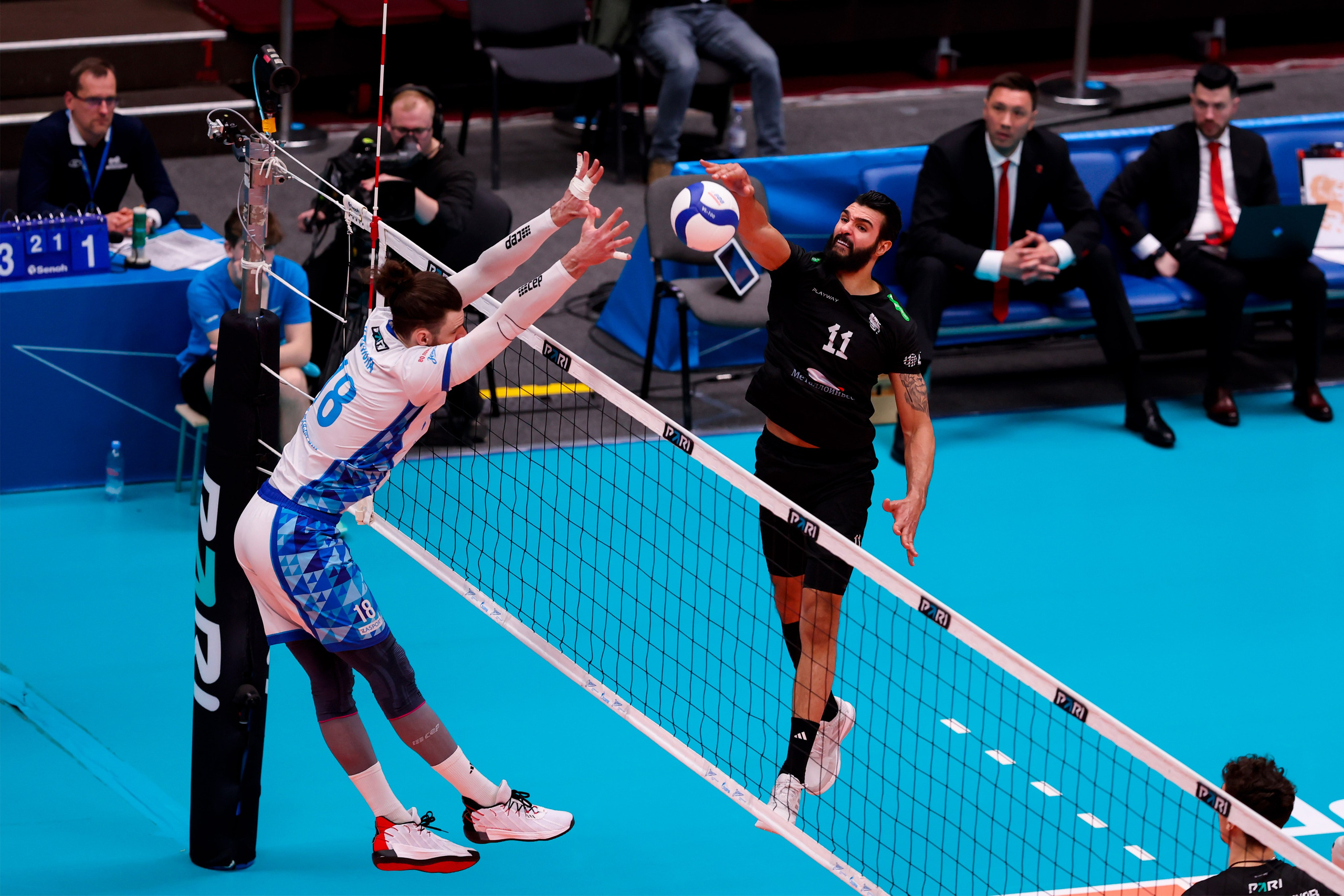 ВК Зенит — ВК Белогорье 08.04.2025. Спортивный и репортажный фотограф Антон Тереханов